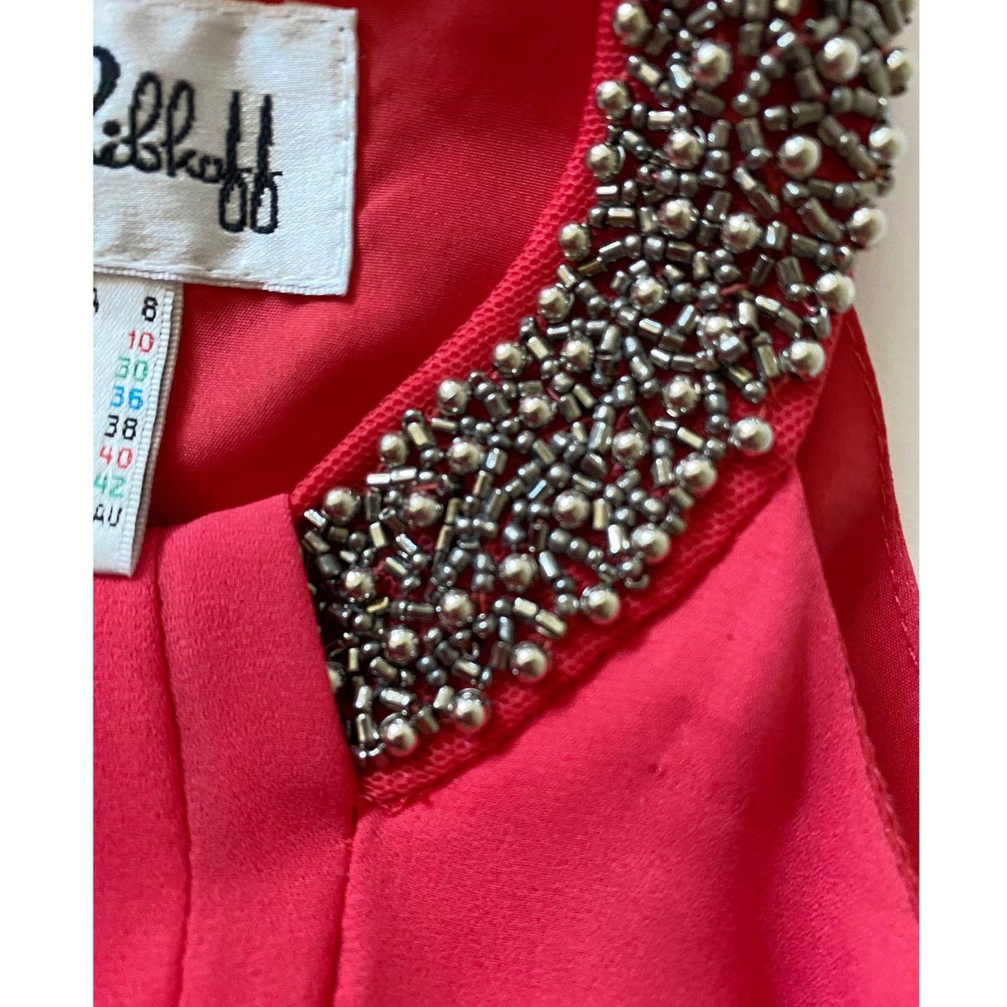 Vintage Joseph Ribkoff Jeweled Neckline Sleeveless Dress 8 Size M / US 6-8 / IT 42-44 - 9 Thumbnail