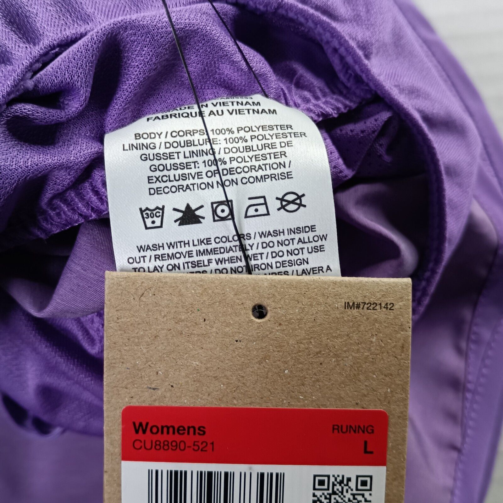 Nike Nike Tempo Brief-Lined Running Shorts Women's L Large Purple Size US 30 / EU 46 - 4 Thumbnail