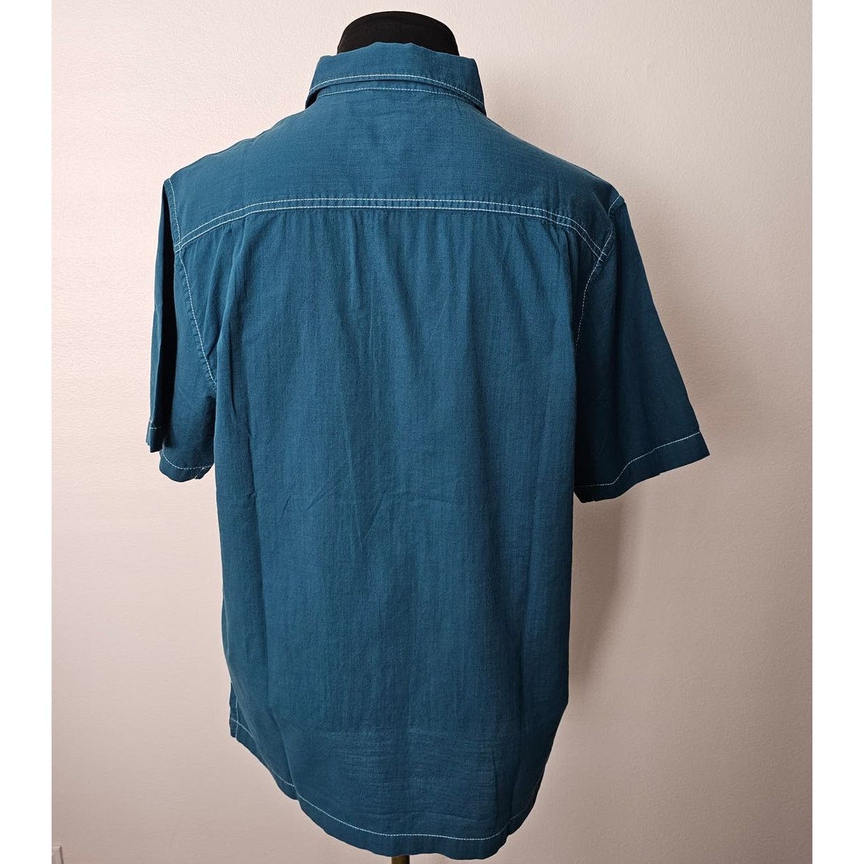 Tommy Bahama Tommy Bahama Cotton Button Down Ink Blue S/S Shirt S $99.50 Size US S / EU 44-46 / 1 - 4 Thumbnail