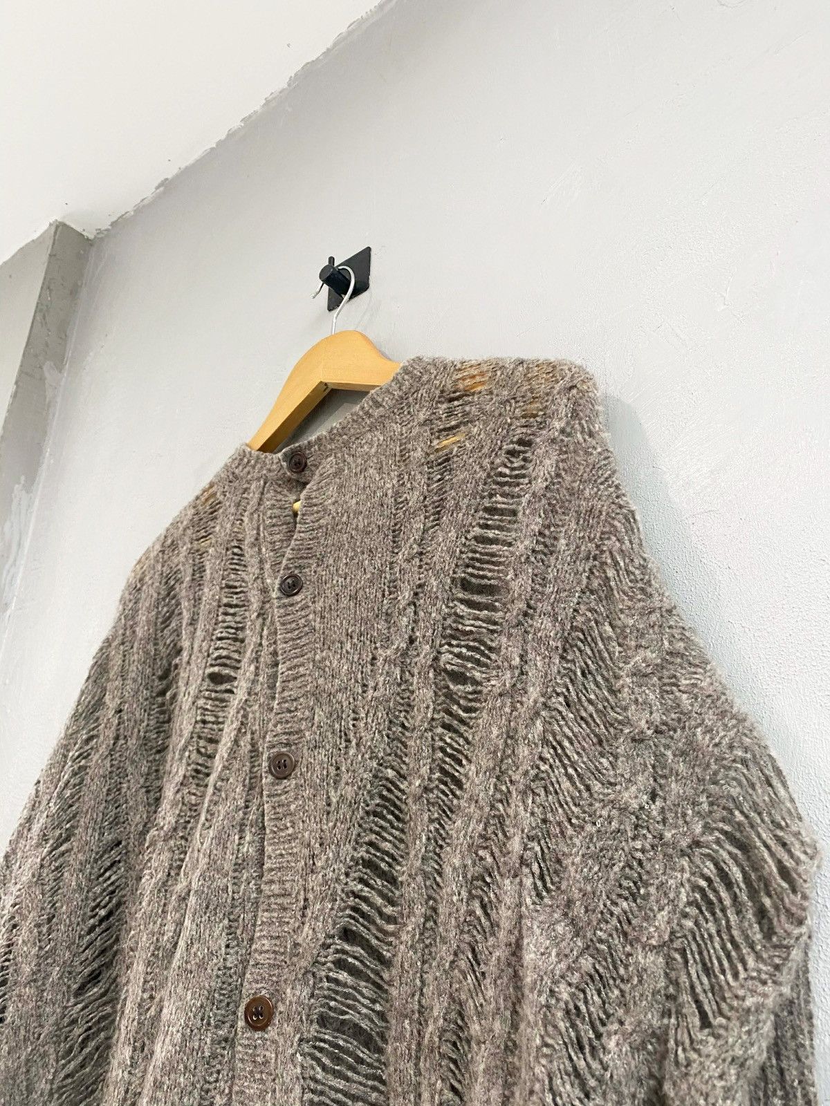 Y's Y’s Distressed Cardigan Size US M / EU 48-50 / 2 - 3 Thumbnail