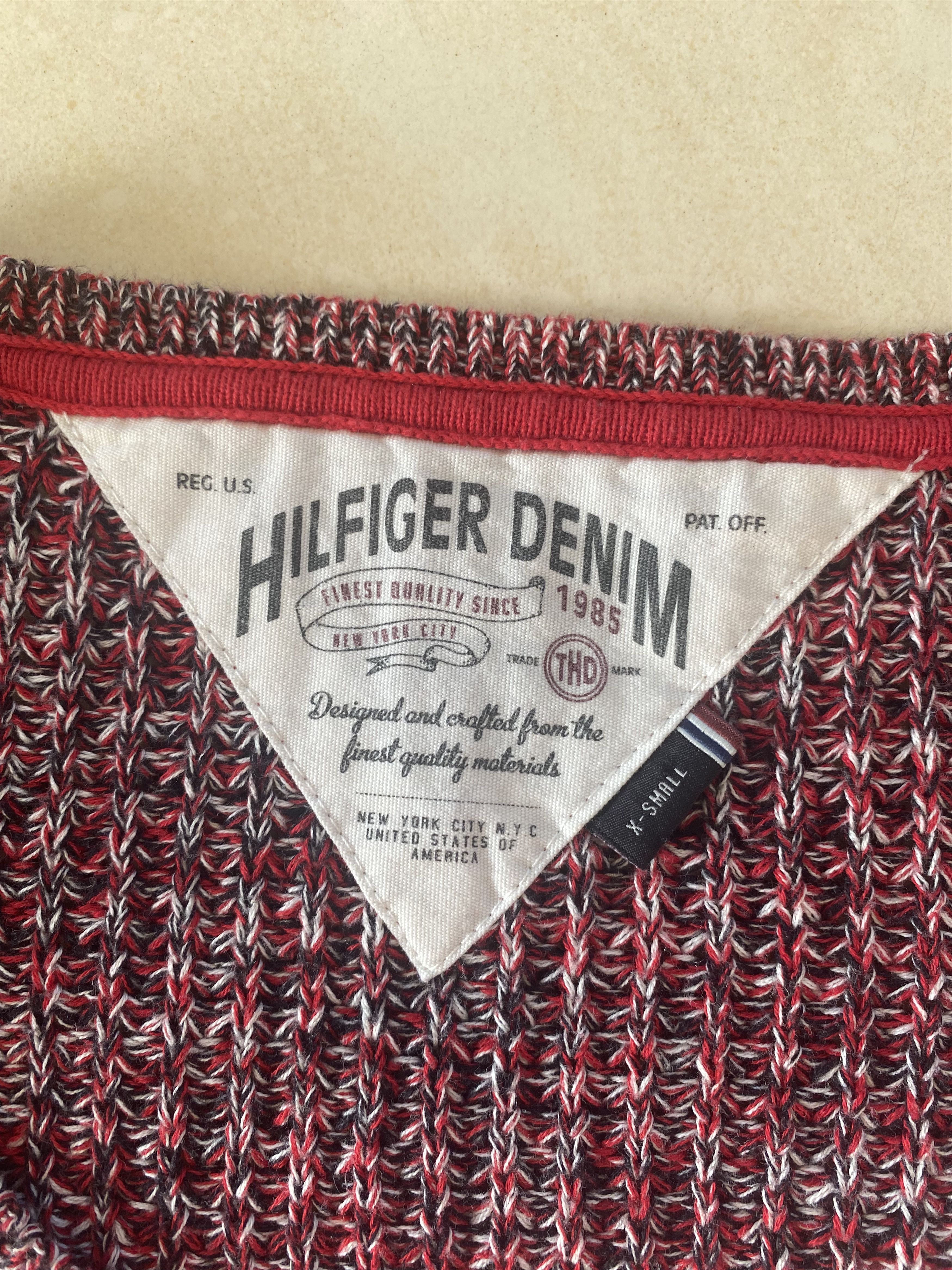 Tommy Hilfiger Tommy Hilfiger cardigan shortsleeve size S Burgundy knitwear Size S / US 4 / IT 40 - 6 Thumbnail