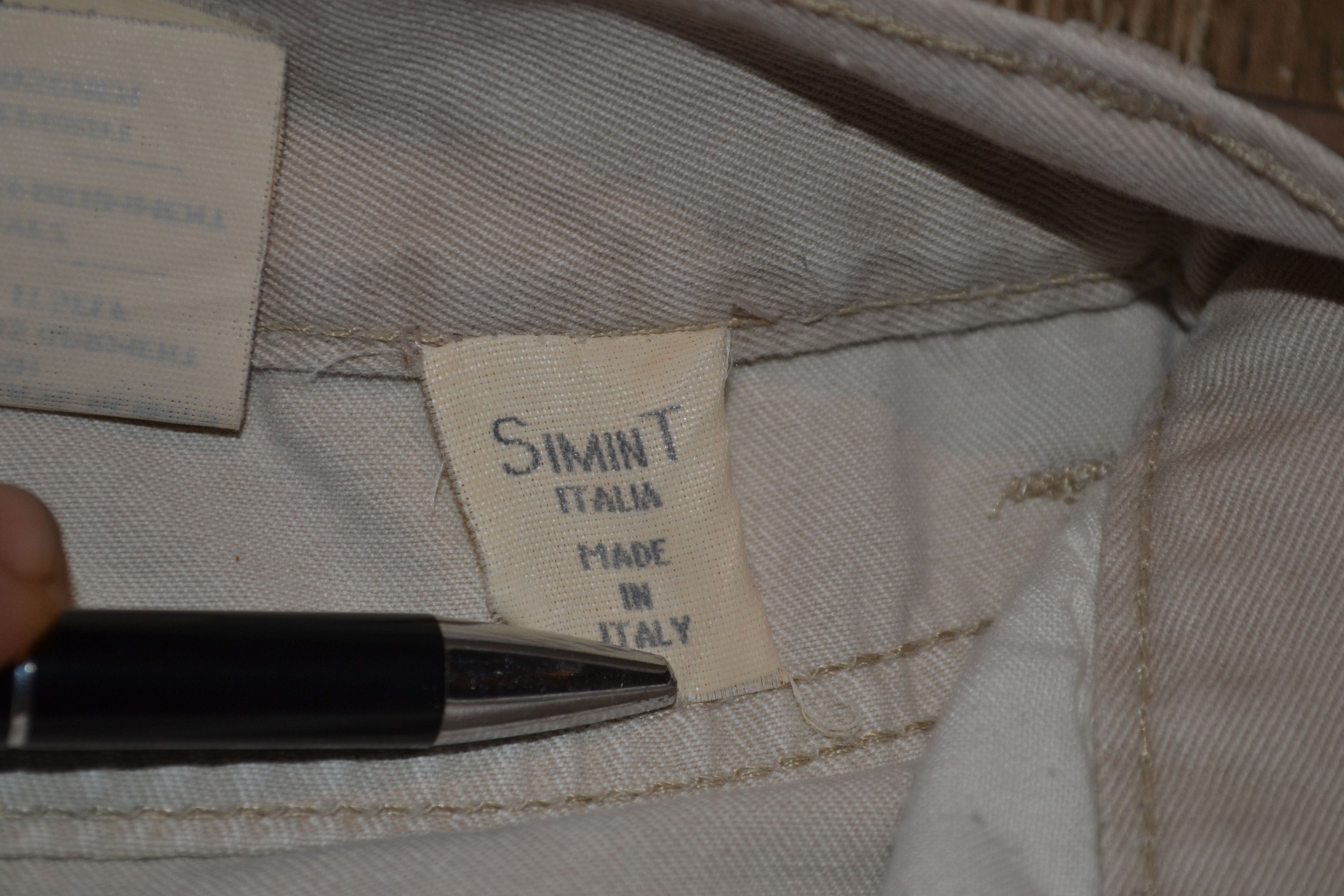 Moschino Vintage 1980s Moschino Beige Jeans - Size w30 / M Size 30" / US 8 / IT 44 - 9 Thumbnail