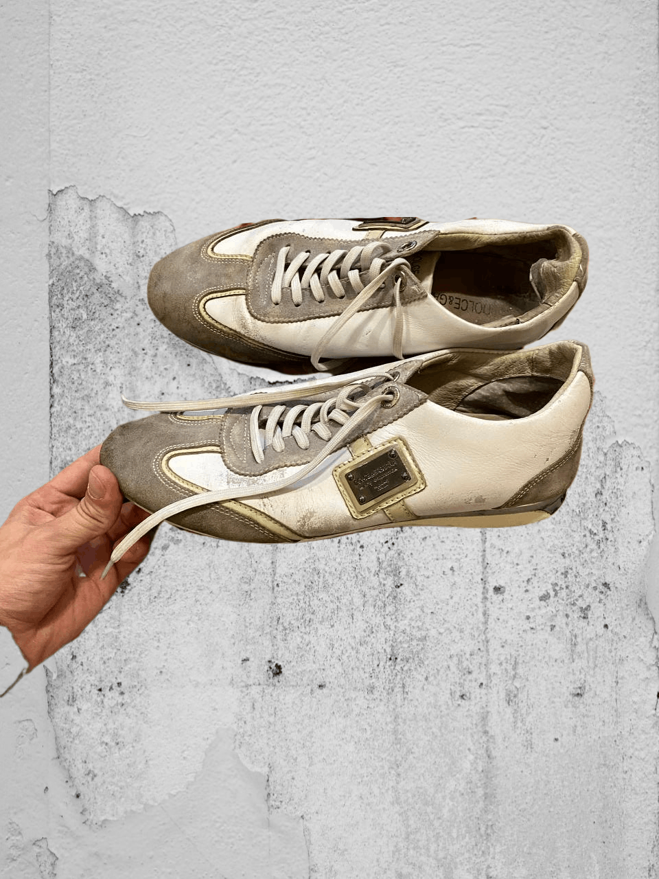 Dolce & Gabbana Low-Top Sneakers Dolce & Gabbana Vintage luxury D&G Y2K Size US 7.5 / EU 40-41 - 1 Thumbnail