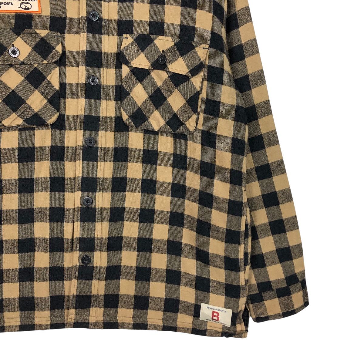 Japanese Brand Bear Sports USA Vintage Checkered Flannel Size US M / EU 48-50 / 2 - 6 Thumbnail