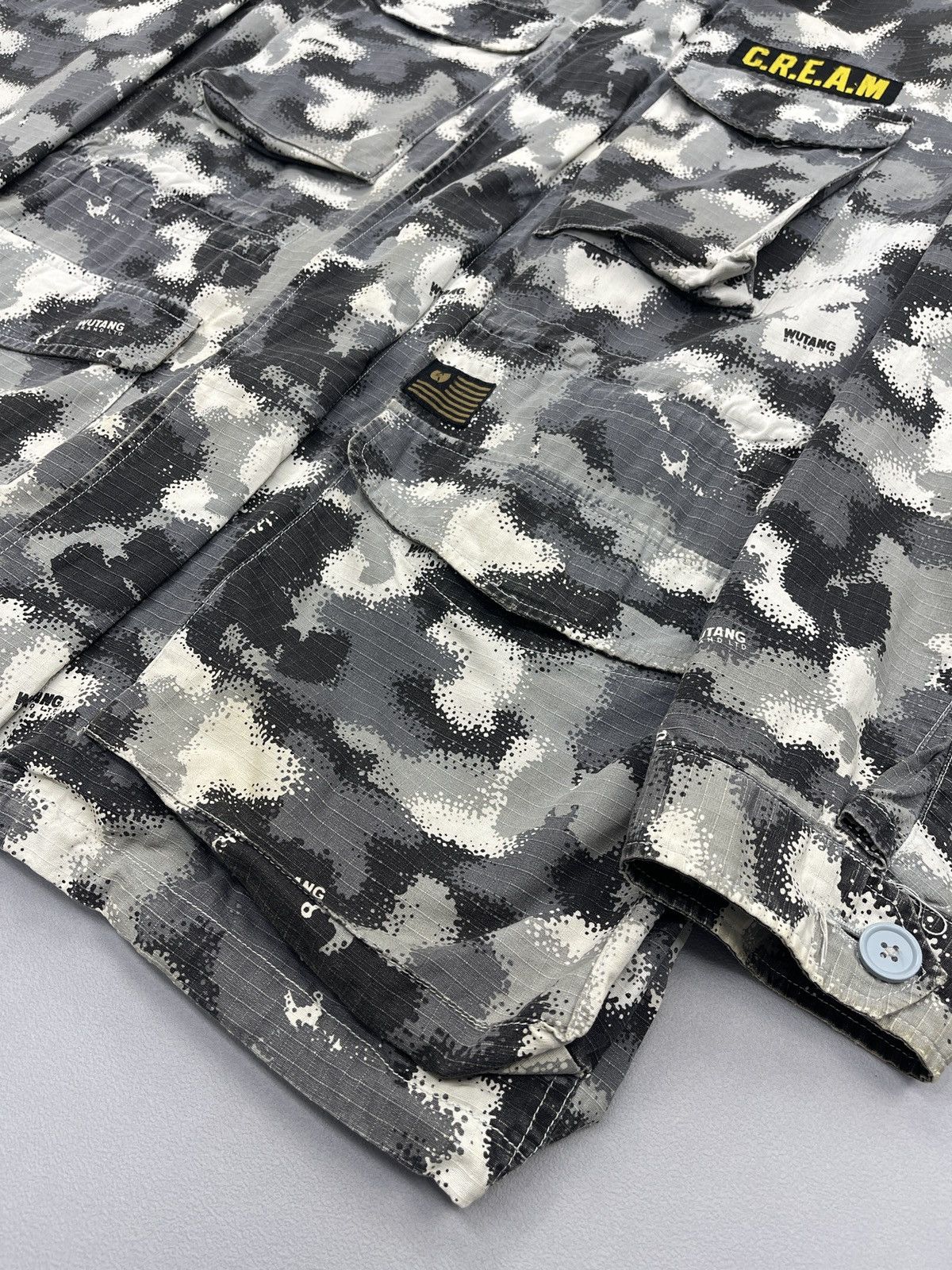 Wu-Tang Clan Rare! Vintage Wu Tang Clan C.R.E.A.M M 65 Camo Jacket Size US XL / EU 56 / 4 - 16 Thumbnail