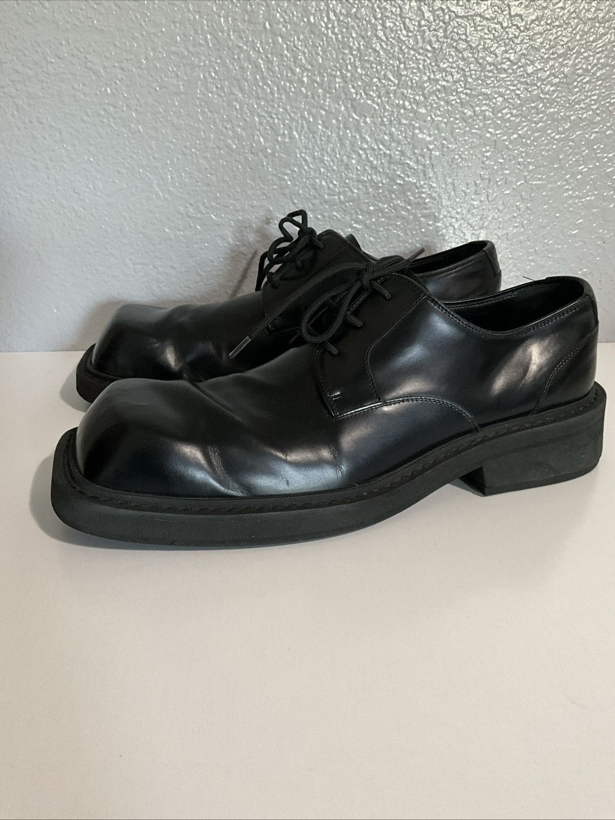 Balenciaga Square Toe Derby Shoes Balenciaga Inspector Derby