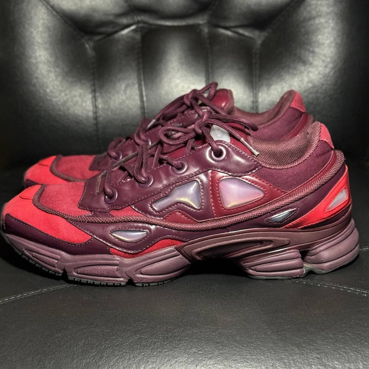 Adidas × Raf Simons Adidas Raf Simons Ozweego Burgundy Size US 11 / EU 44 - 3 Thumbnail