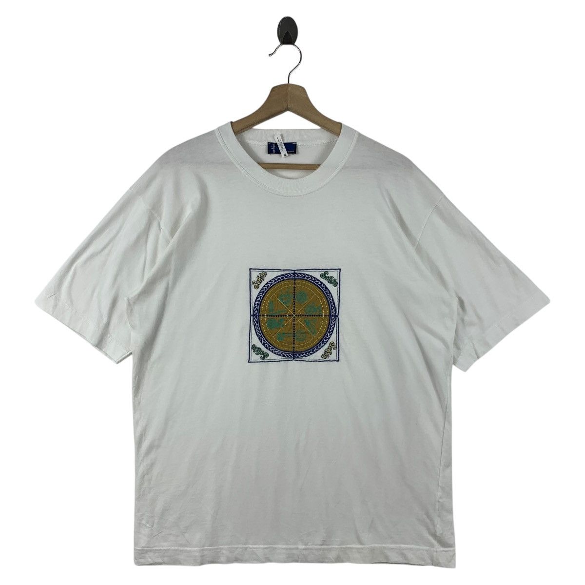 Japanese Brand SCHON centre logo japanesebrand tee Size US L / EU 52-54 / 3 - 1 Thumbnail