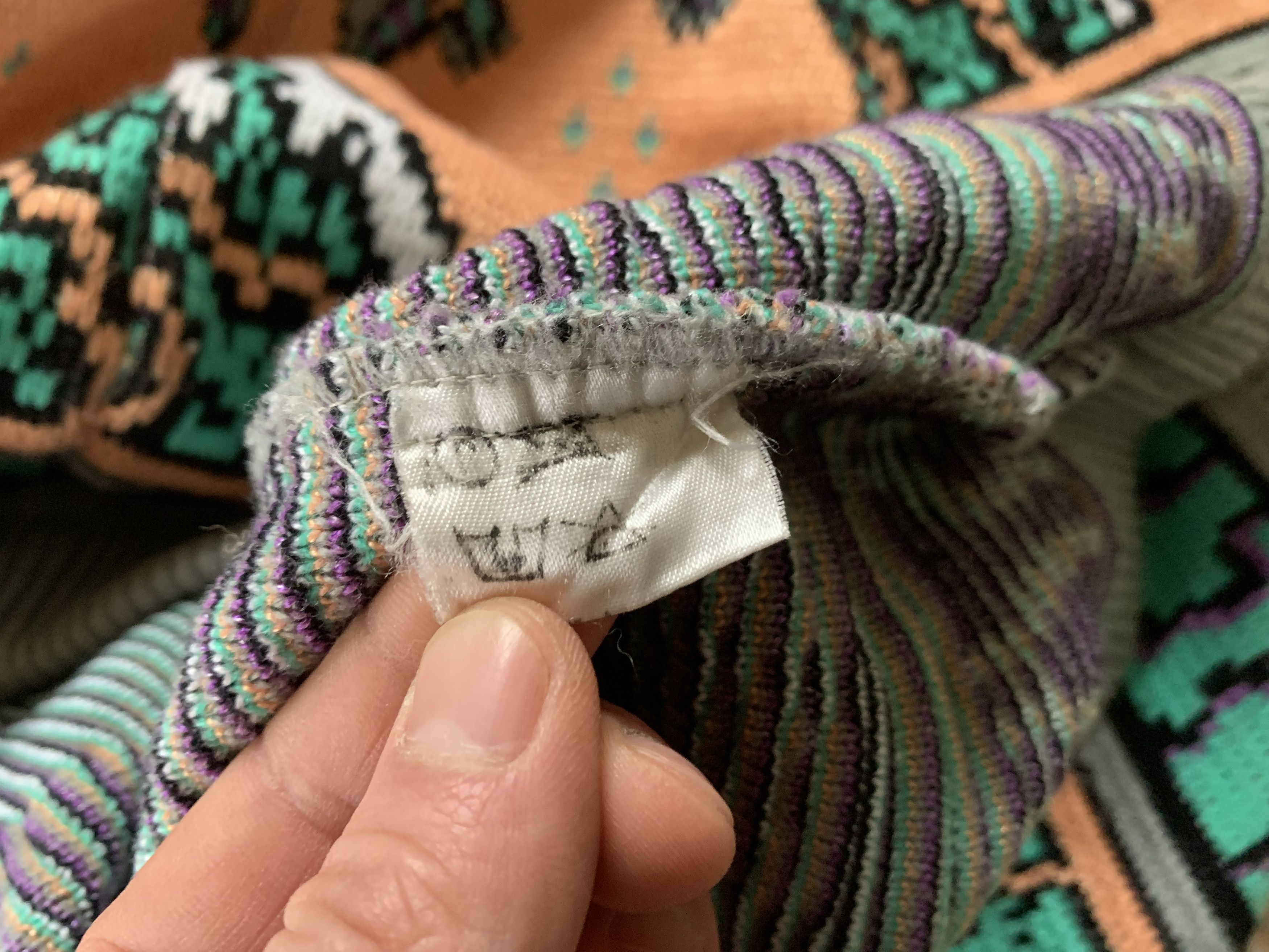 Vintage Vintage Simmer Style Knit Wool Printed Sweater Size US L / EU 52-54 / 3 - 9 Thumbnail