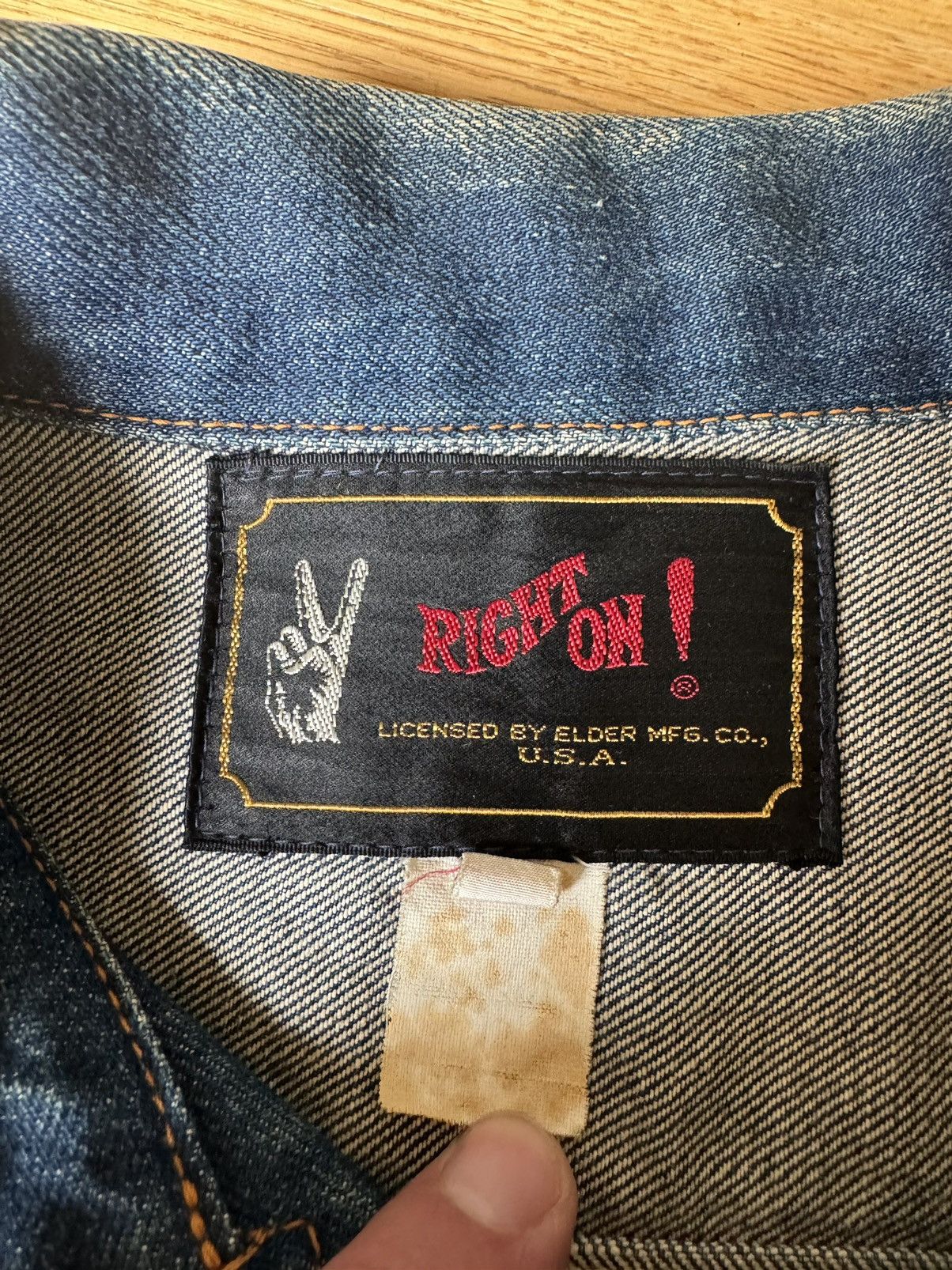 Salvage × Vintage VTG 1970‘s Selvedge Right On/Elder M.F.G Jacket Size US L / EU 52-54 / 3 - 10 Thumbnail
