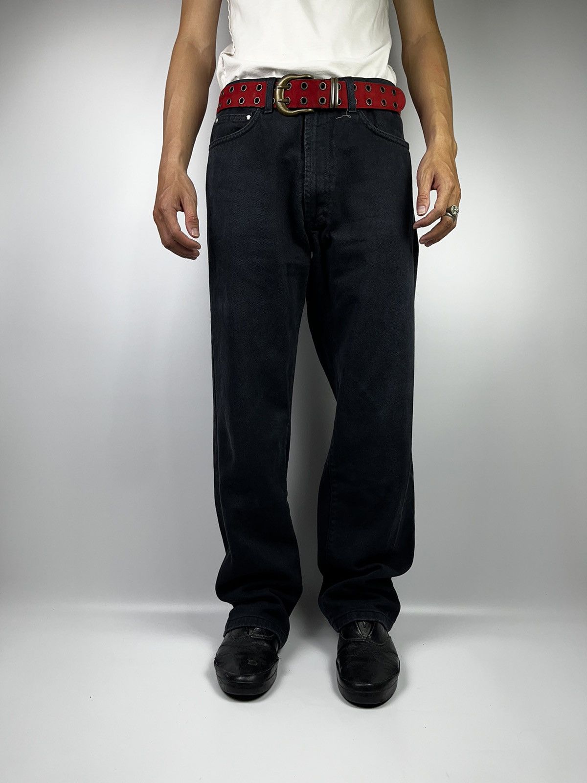Versace Jeans Couture versace black jeans pant Size US 28 / EU 44 - 16 Thumbnail