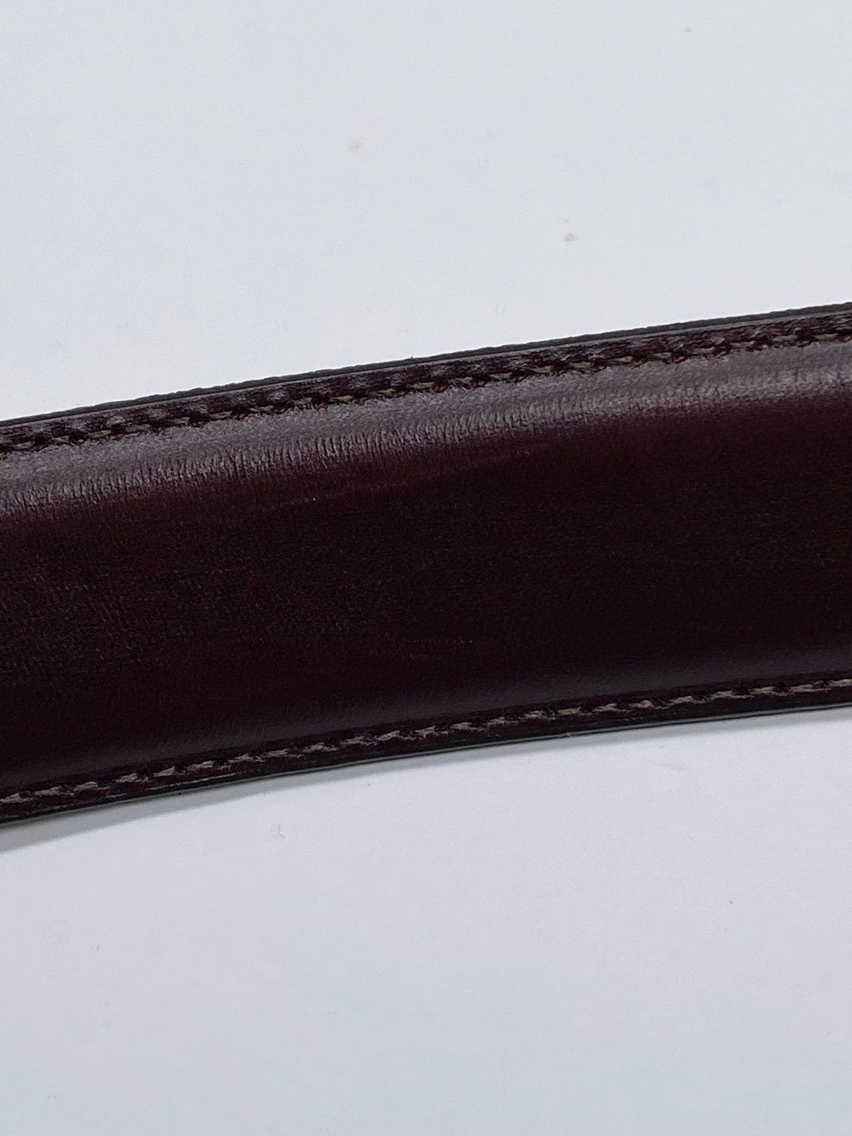 Saks Fifth Avenue Saks Fifth Avenue Brown Leather Belt size 44 Size 44 - 8 Thumbnail
