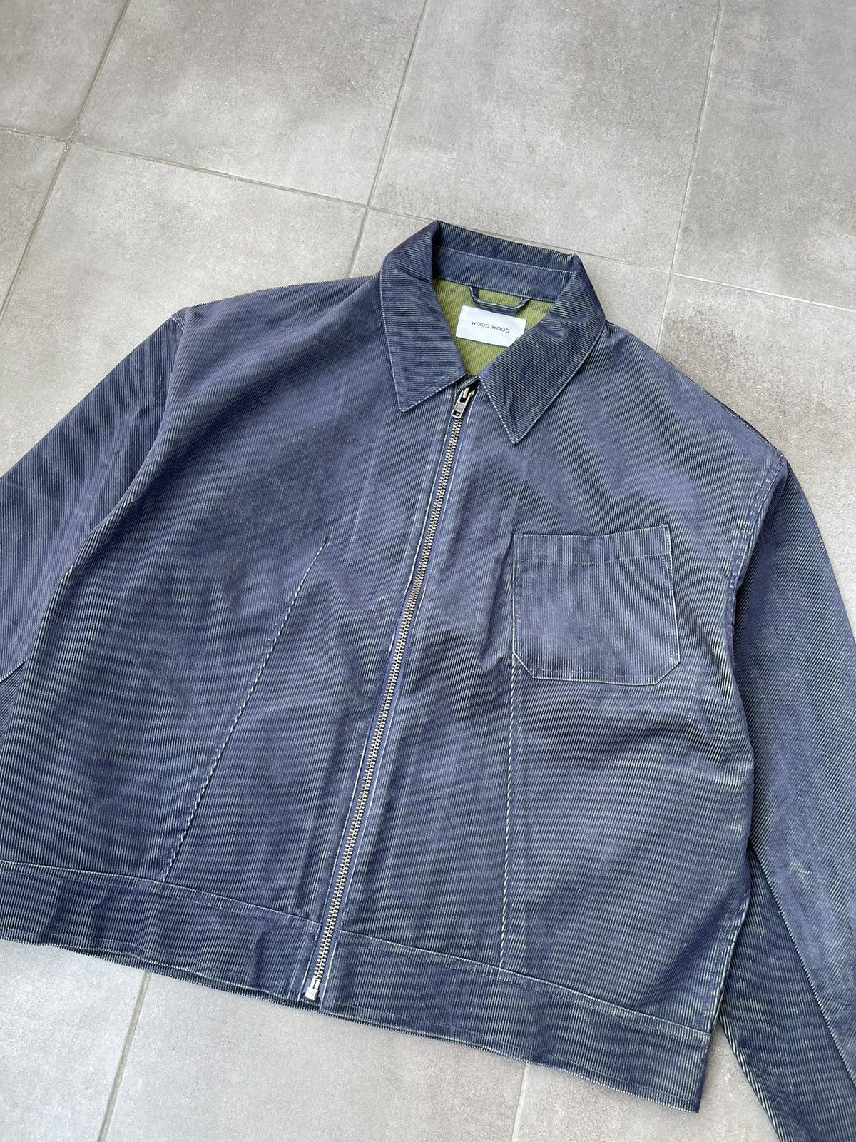 Acne Studios !DS! SS23 Wood Wood Twisted Seam Envy Green Chore Jacket Size US XXL / EU 58 / 5 - 13 Thumbnail