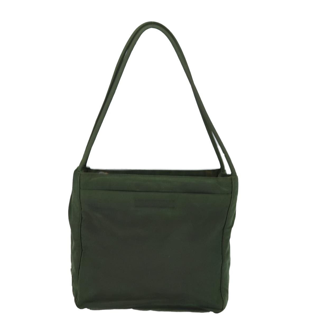 Prada Tessuto Khaki Synthetic Tote Bag (Pre-Owned) Size ONE SIZE - 1 Thumbnail