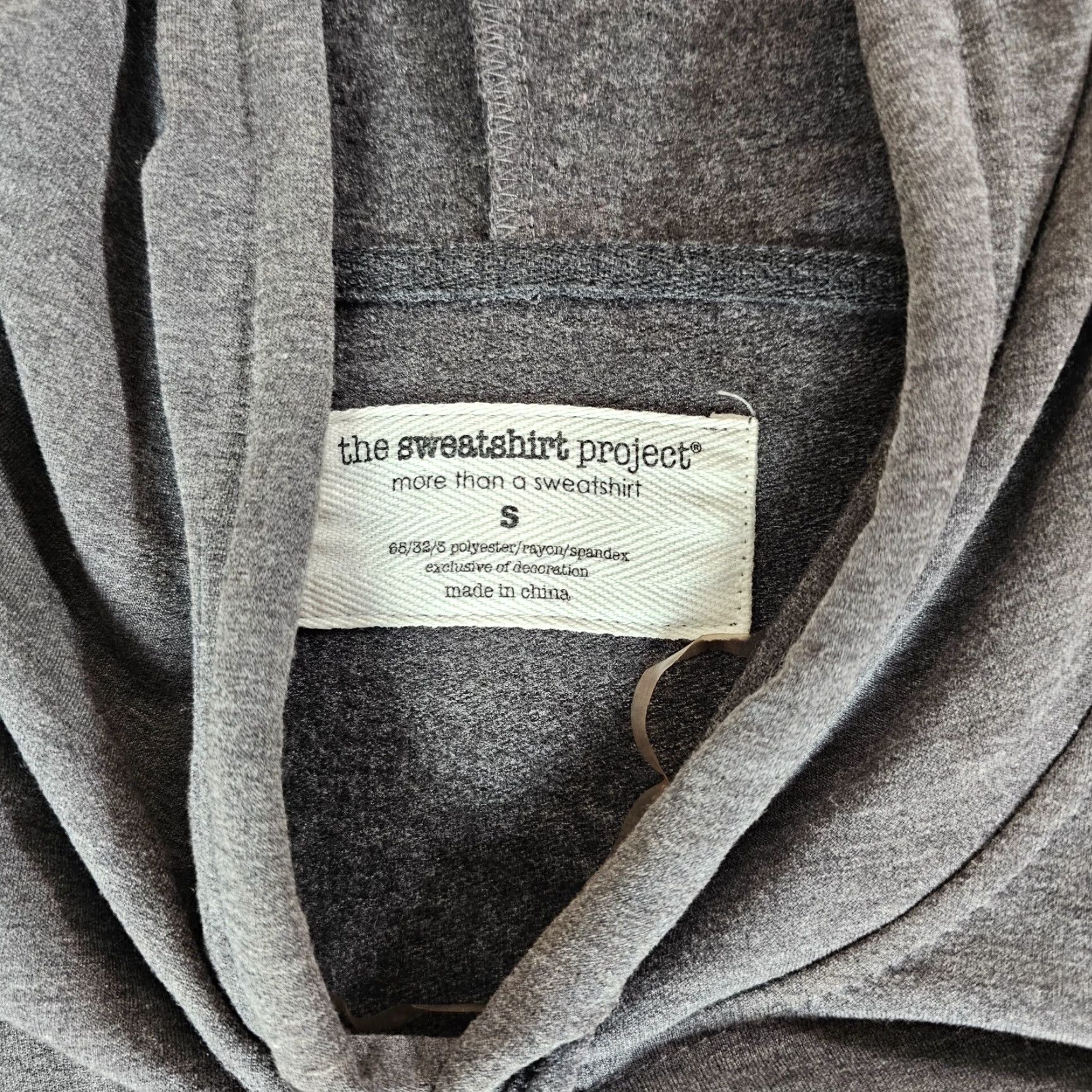 Vintage The Sweatshirt Project Hoodie Women’s Gray Jeweled Sleeves Size S Fleece V Neck Size S / US 4 / IT 40 - 7 Thumbnail