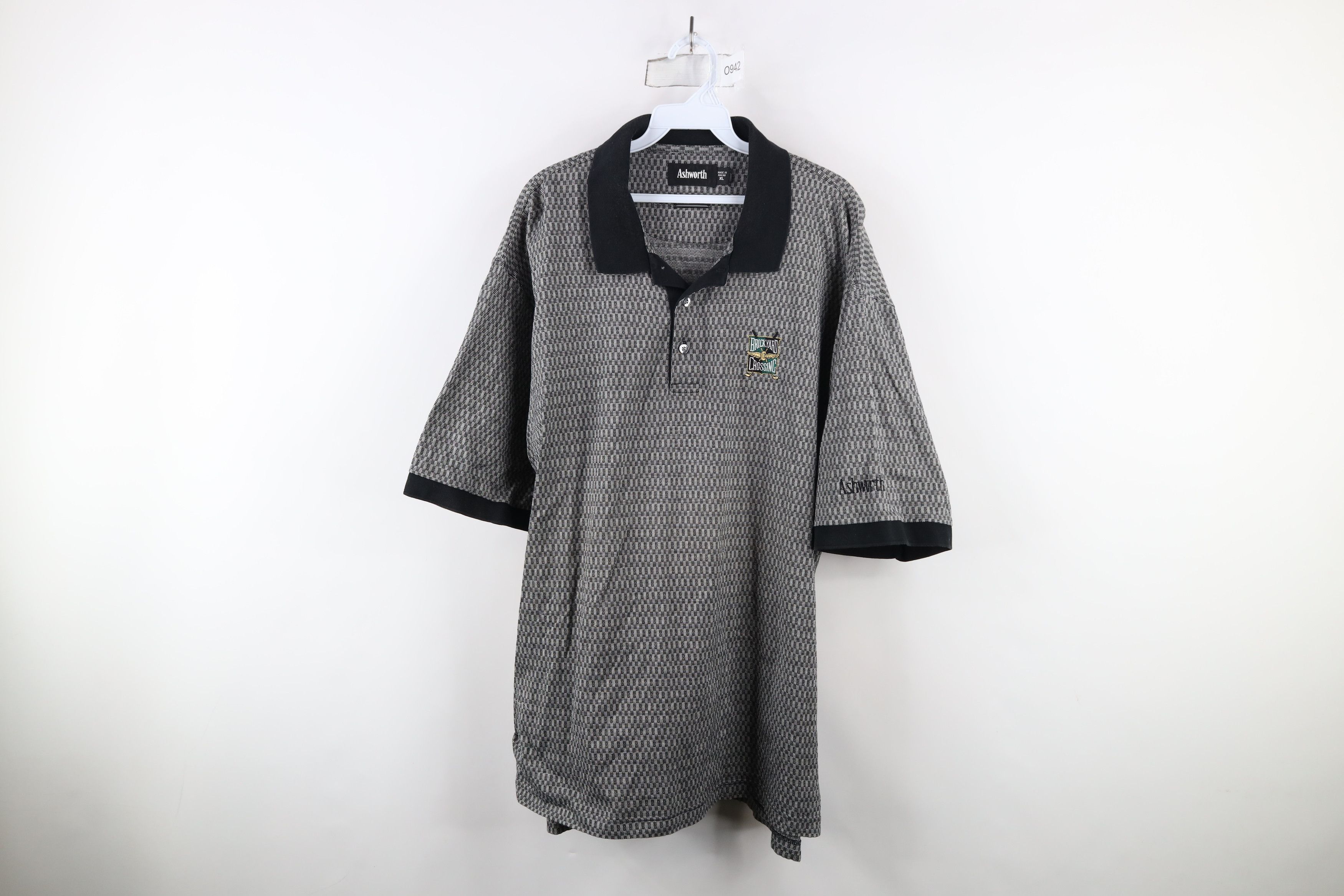 Vintage Vintage 90s Brickyard Classic Indianapolis 500 Racing Polo Size US XL / EU 56 / 4 - 1 Thumbnail