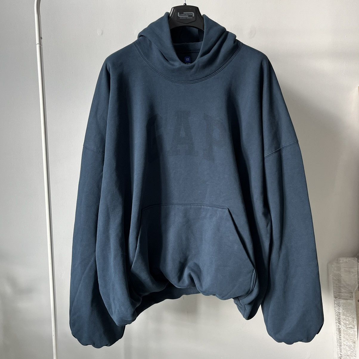 image of Yeezy × Gap × Balenciaga Dove Hoodie in Blue, Men's (Size 2XL)