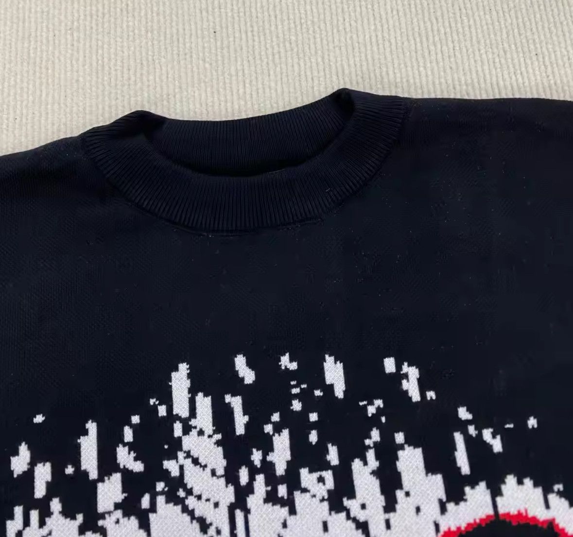 Other Gothic Y2K Anime Demon Jacquard Pullover Knit Sweater Size US M / EU 48-50 / 2 - 3 Thumbnail