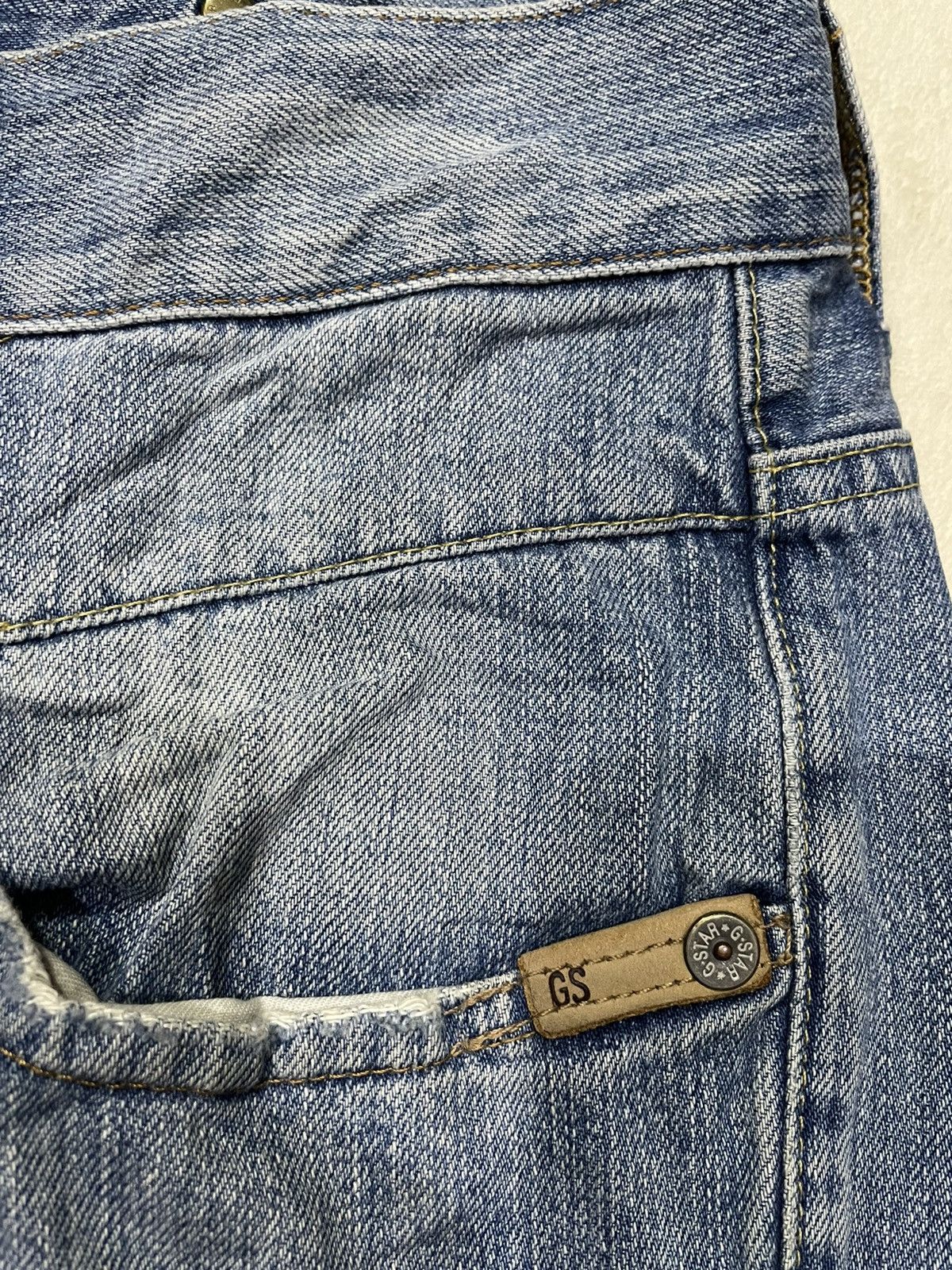 G-Star Vintage G-STAR RAW Skinny Mudwash Distress Ripped Denim Jean Size US 35 - 8 Thumbnail