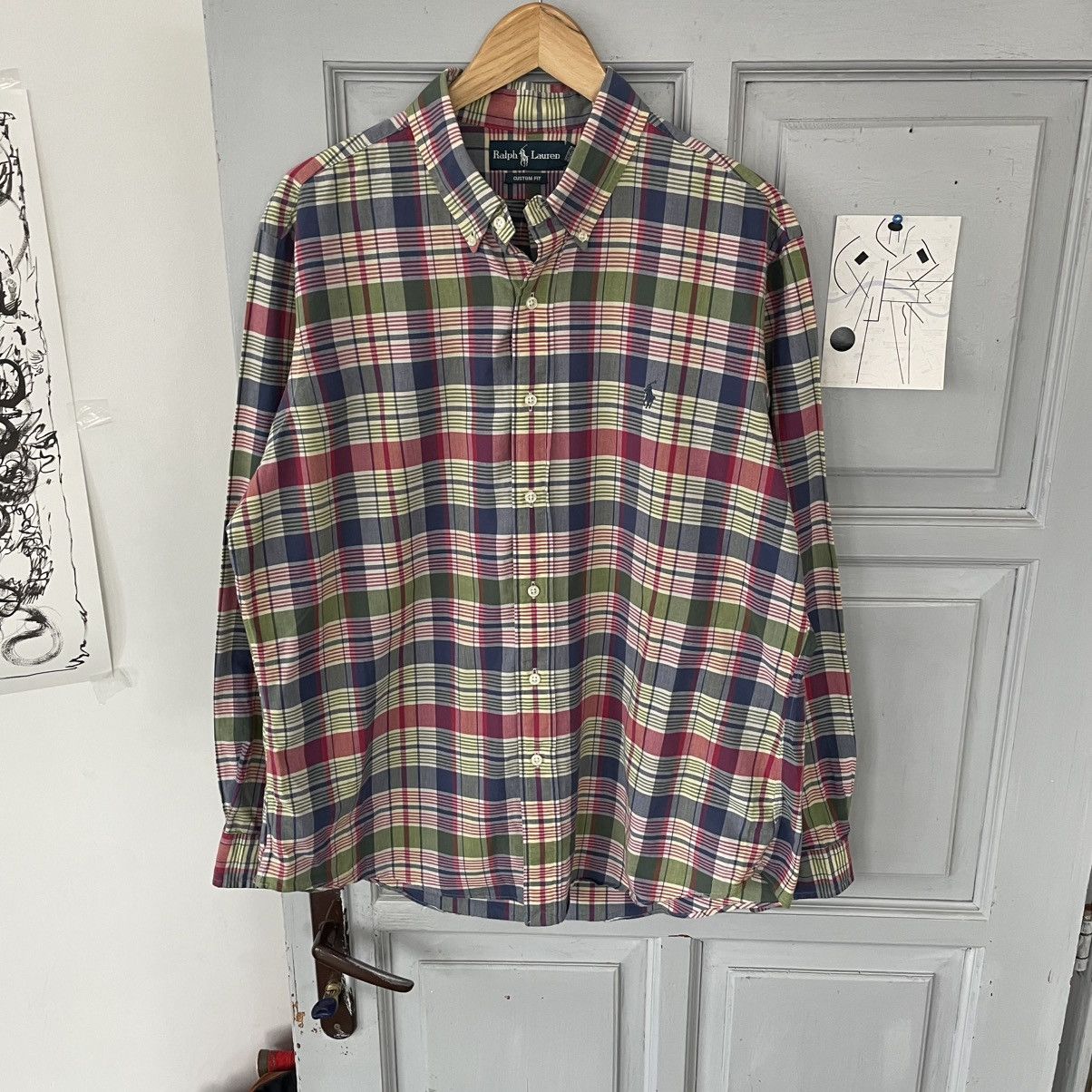 Polo Ralph Lauren × Vintage Vintage 90’s Polo Ralph Lauren Multicoloured Shirt Button up Size US XL / EU 56 / 4 - 3 Thumbnail