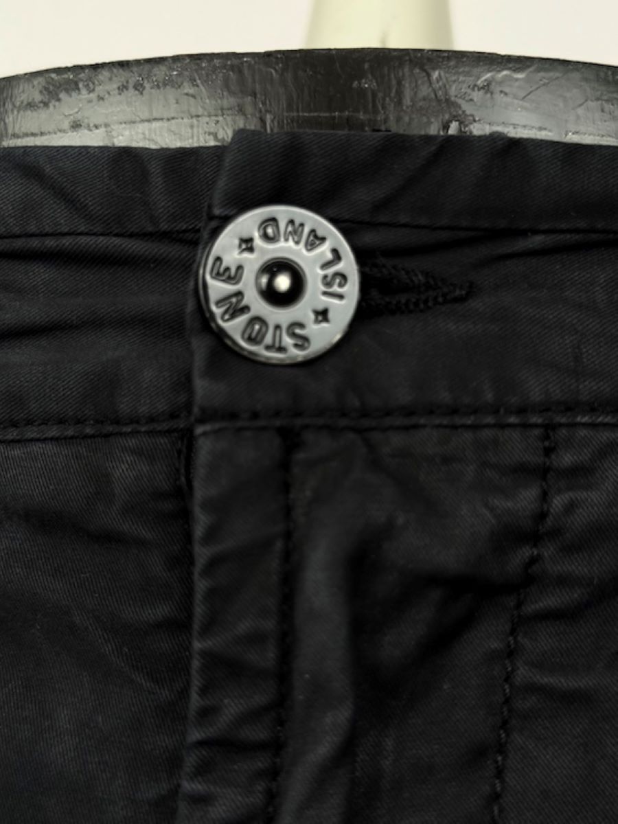 Stone Island Stone Island Chino W31 Pantalone Nero Slim Size US 31 - 3 Thumbnail