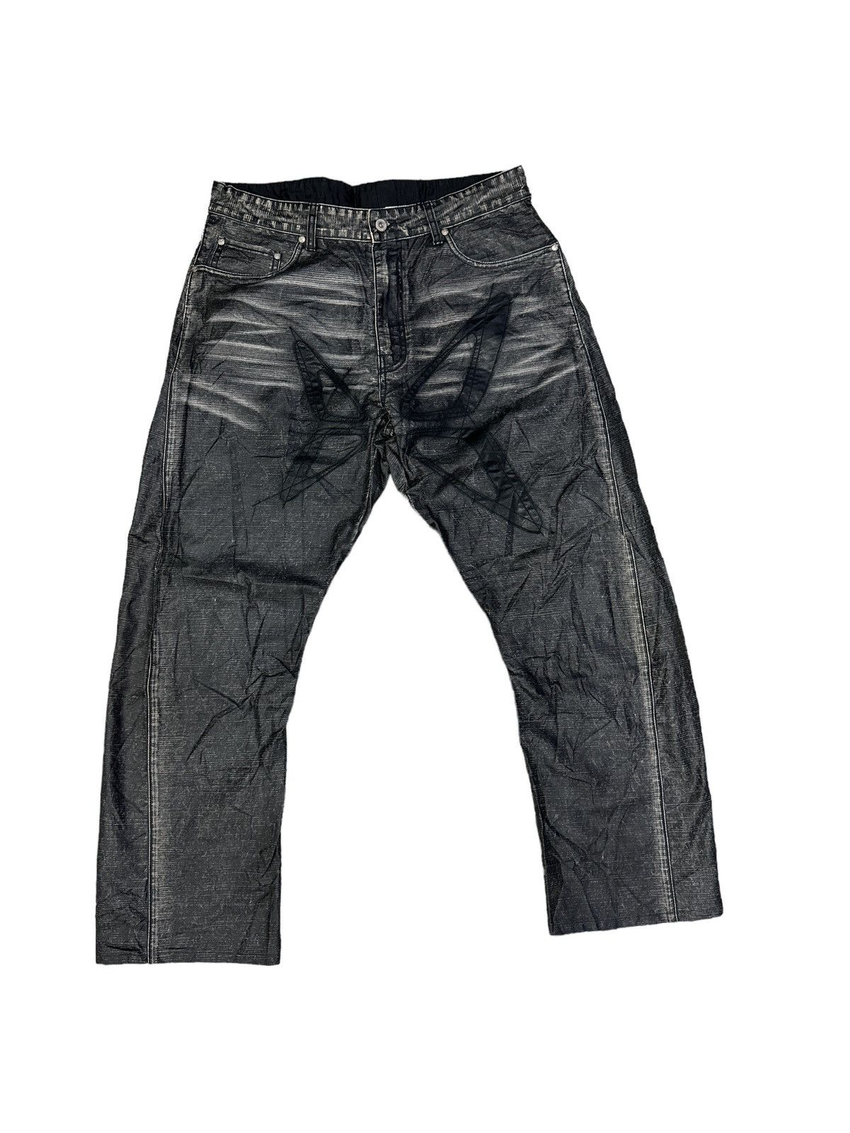 Fiberops × If Six Was Nine × Japanese Brand FIBEROPS WAXED JEANS STRAIGHT CUT Size US 36 / EU 52 - 1 Thumbnail