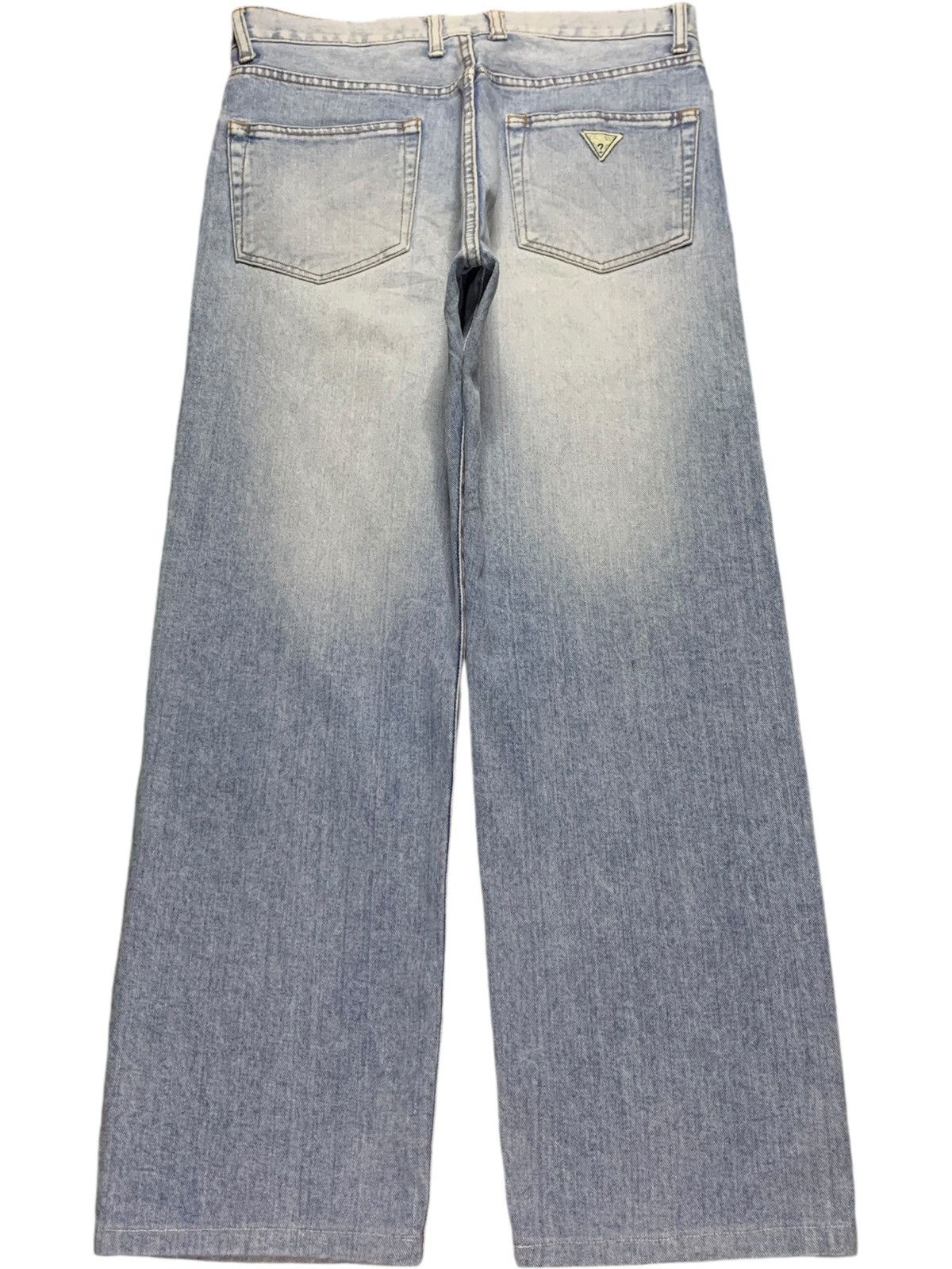 Guess SALES🔥Vintage Guess Usa Stone Wash Distressed Baggy Jeans Size US 32 / EU 48 - 2 Thumbnail