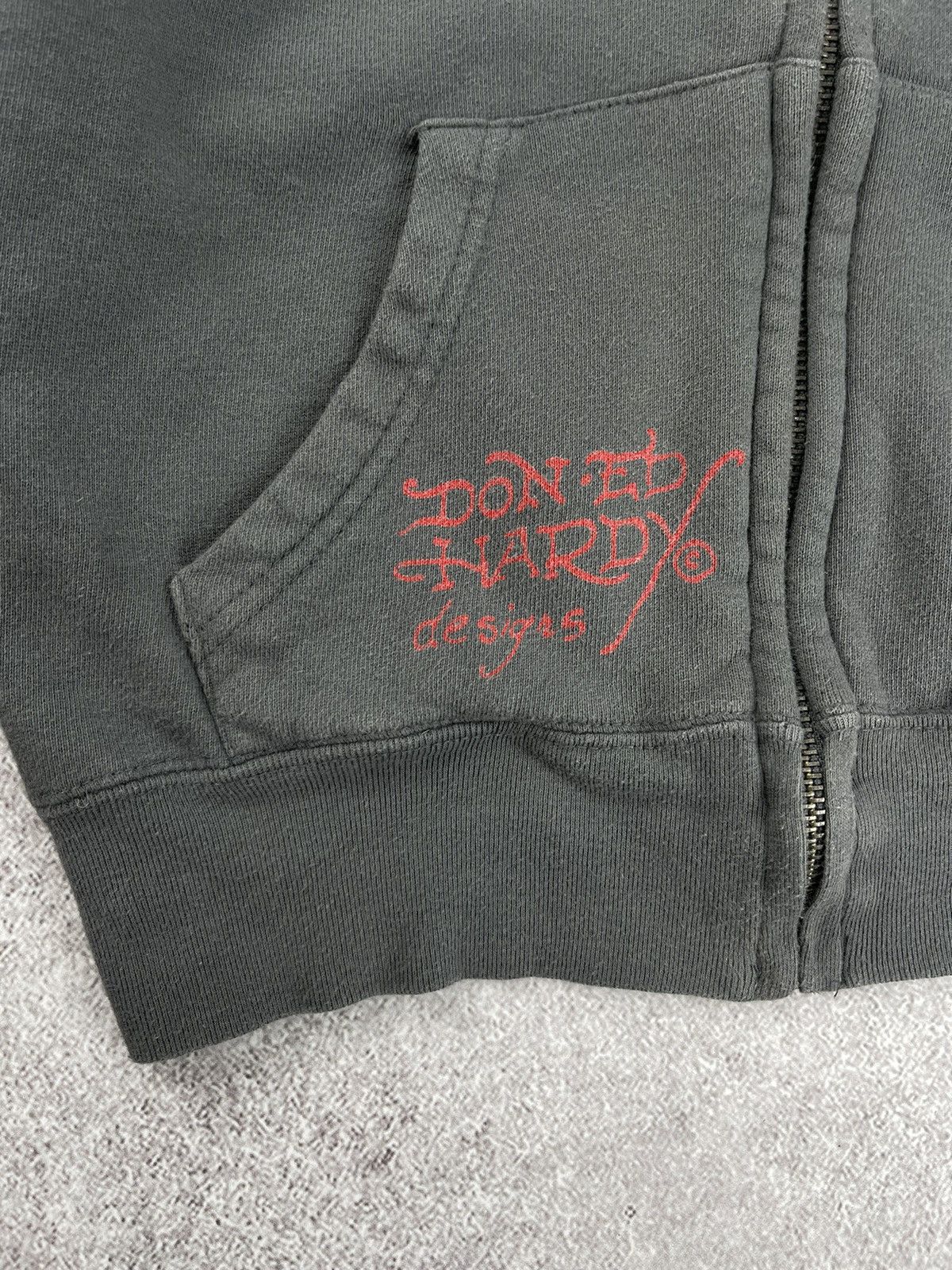 Christian Audigier × Ed Hardy × Vintage Vintage Y2k Ed Hardy by Christian Audigier Hoodie Japan Size M / US 6-8 / IT 42-44 - 5 Thumbnail