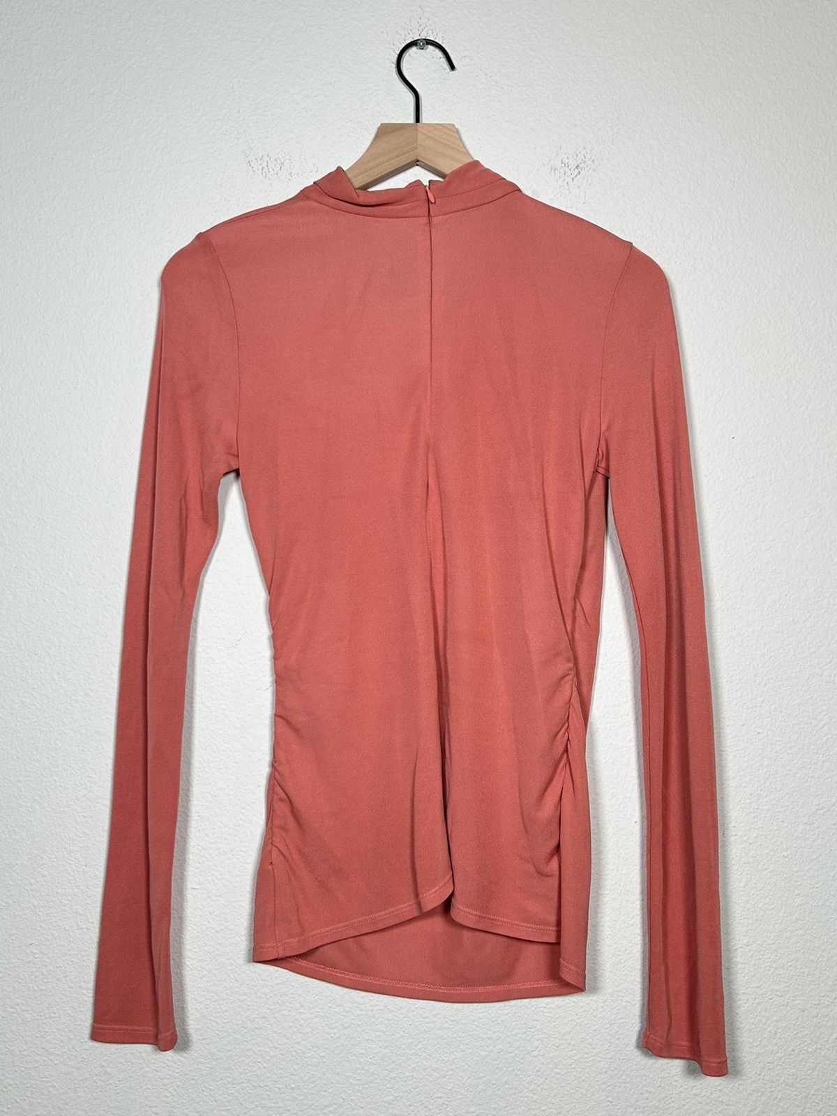 Another Tomorrow SS23 Drape Mock Neck Long sleeve Size S / US 4 / IT 40 - 3 Thumbnail