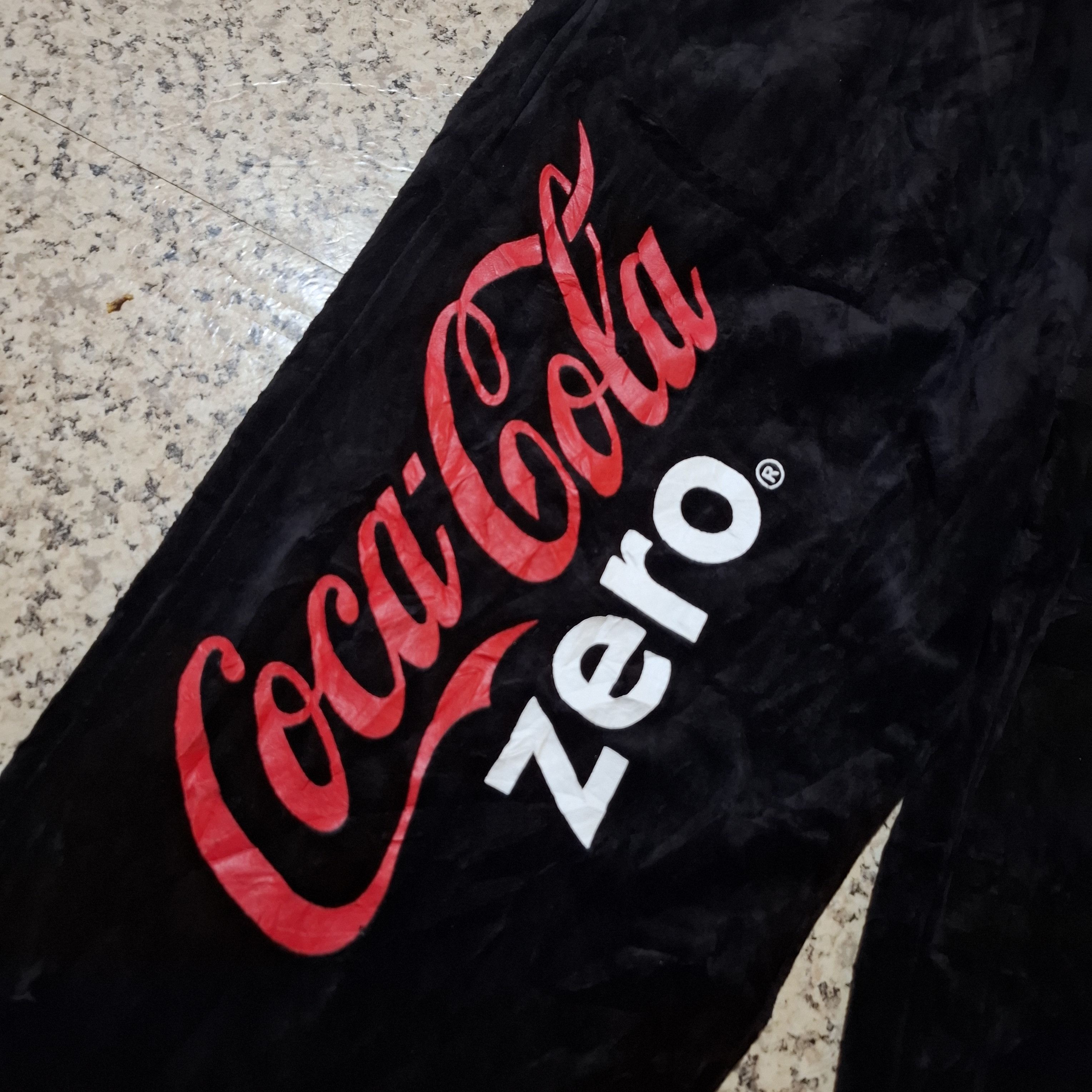 Japanese Brand 24Karats x EXILE x Coca-Cola Zero Velour Sweetpants RARE Size US 34 / EU 50 - 6 Thumbnail
