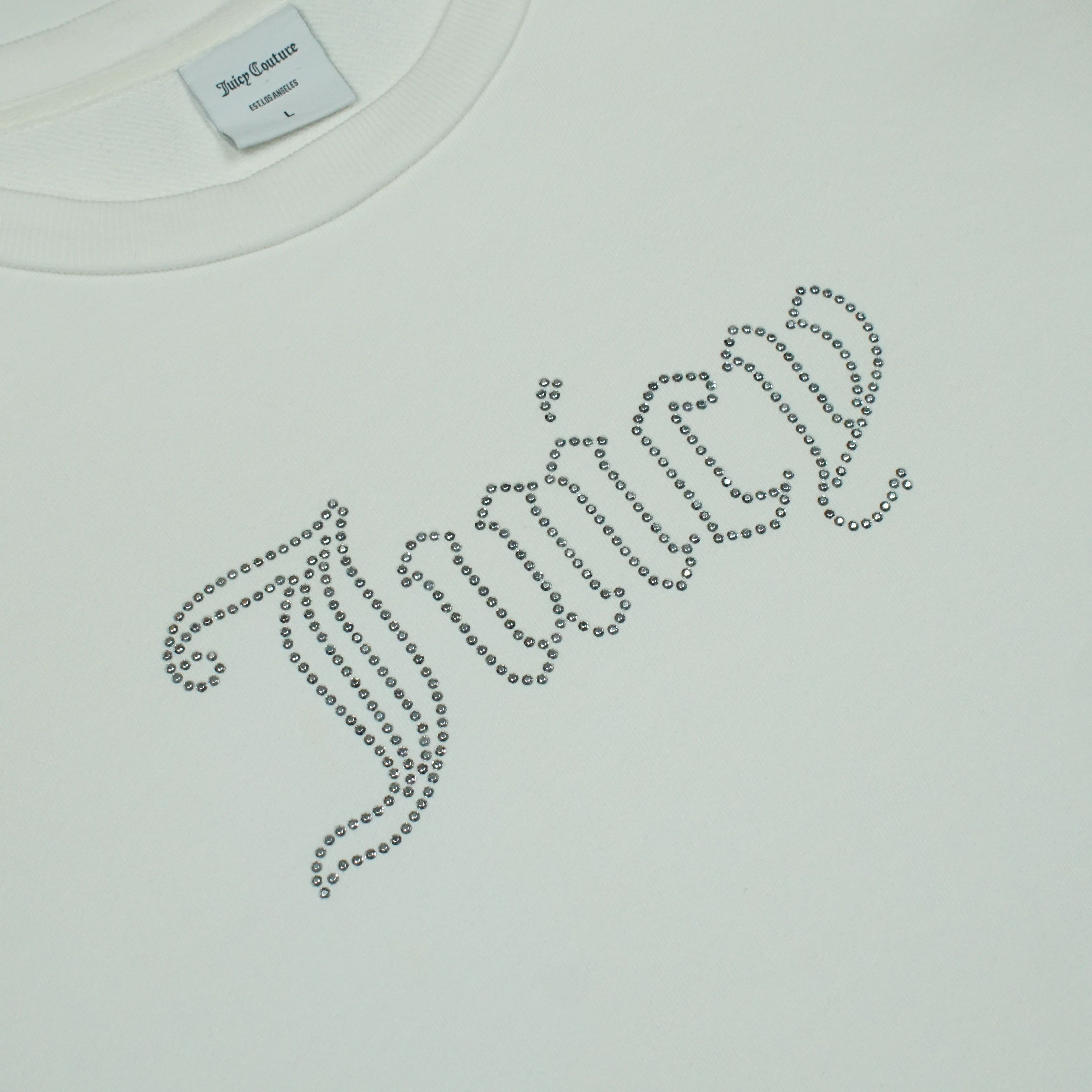Juicy Couture *NoTariff Juicy Couture Rhinestone Sweatshirt Size L / US 10 / IT 46 - 3 Thumbnail