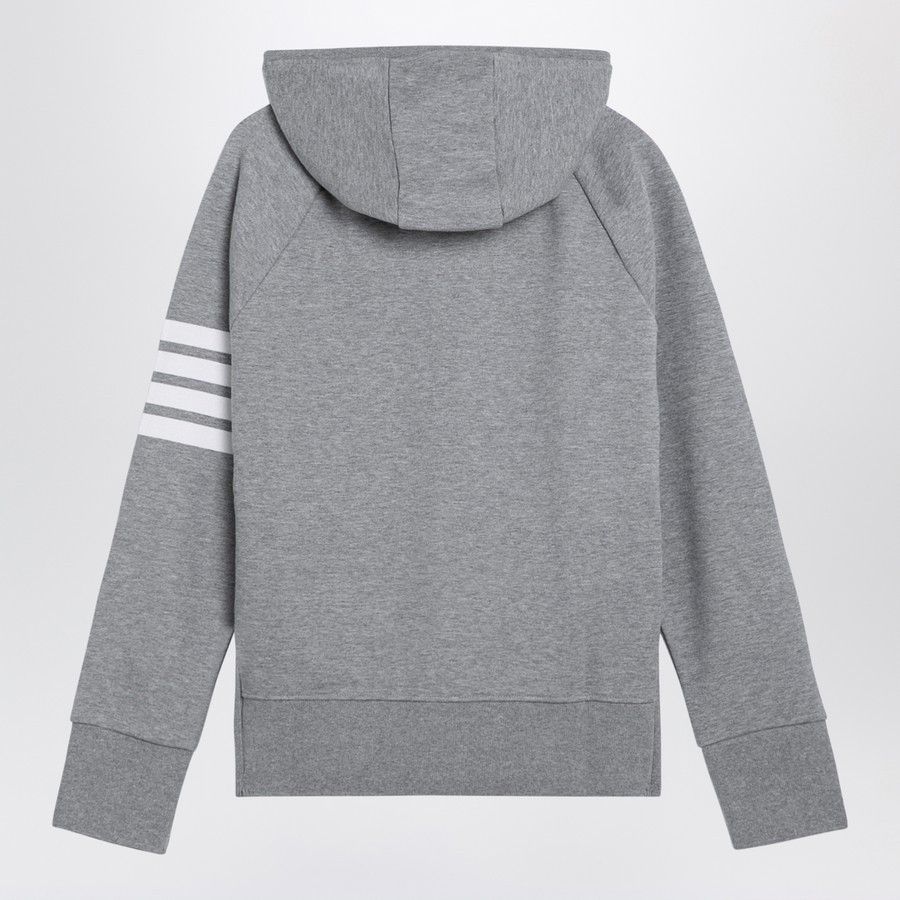 Thom Browne o1d2blof0724 Cotton Hoodies in Light Grey Size US S / EU 44-46 / 1 - 2 Thumbnail