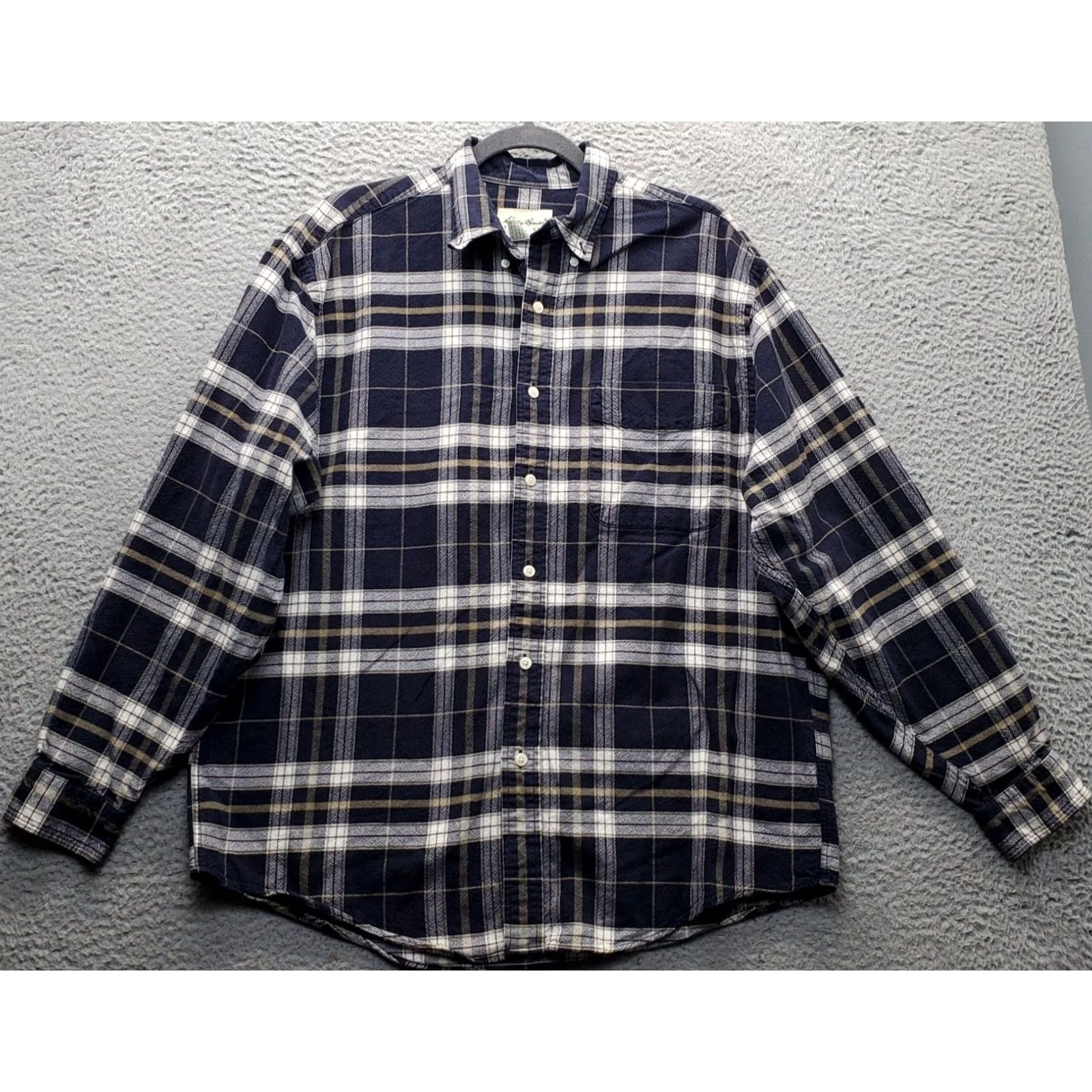 Eddie Bauer Eddie Bauer Mens L Flannel Button-Up Shirt Multicolor Plaid Chest Pocket Collared Shirt Size US L / EU 52-54 / 3 - 2 Thumbnail