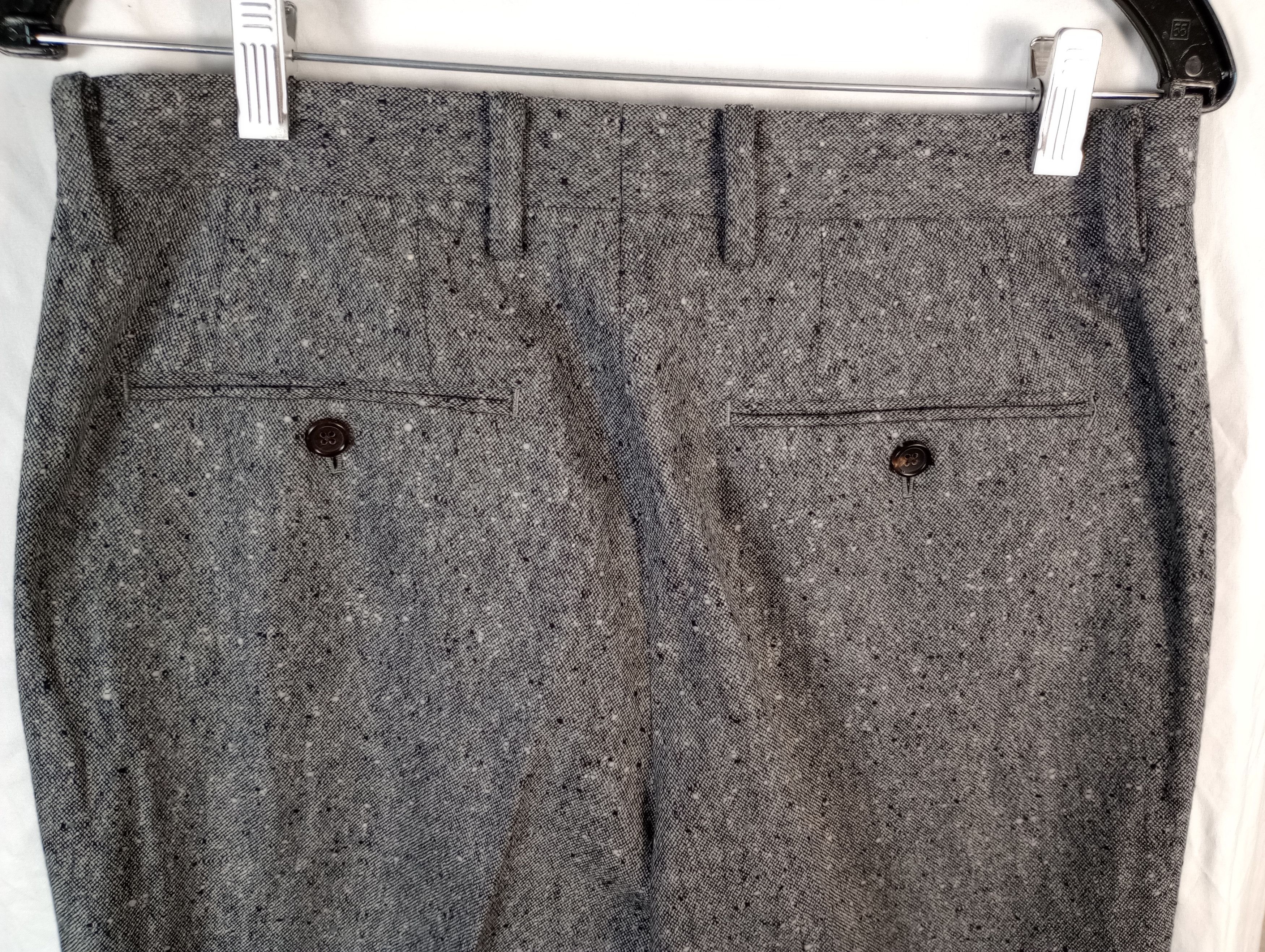 Spier & Mackay Spier And Mackay Slim Trouser W30 - Knopped Donegal Size 36R - 5 Thumbnail