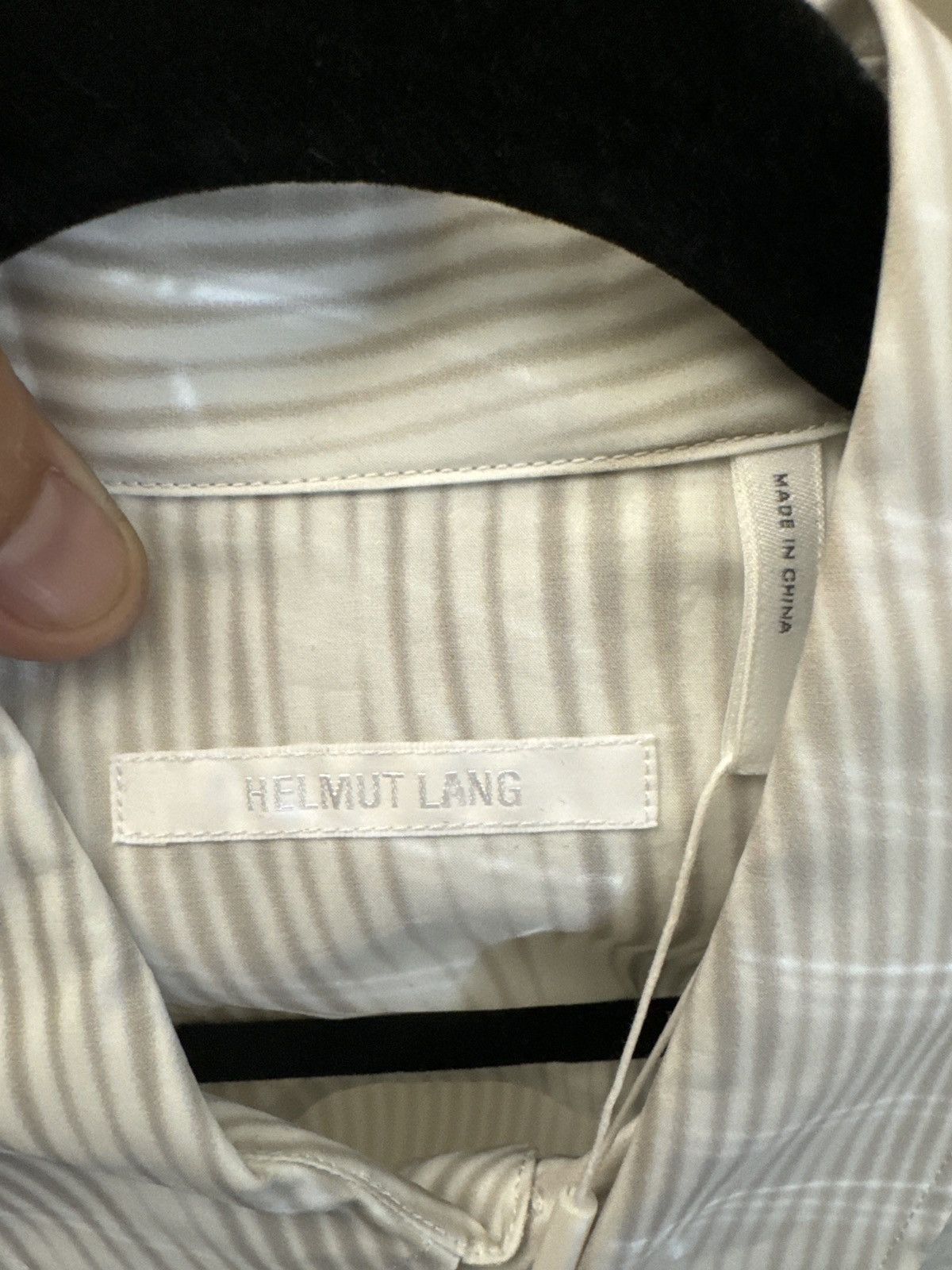Helmut Lang Helmut Lang Printed Sport Button Down Shirt Size US XL / EU 56 / 4 - 5 Thumbnail