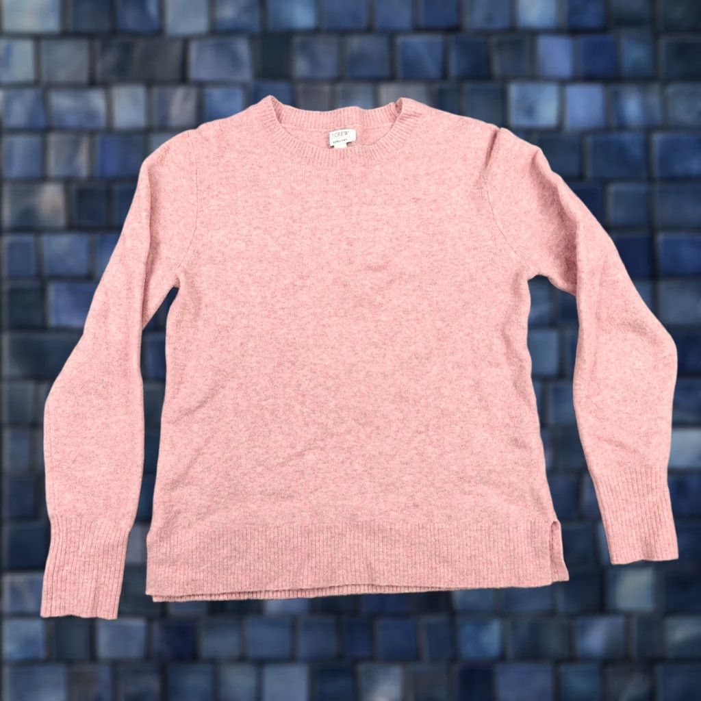 J.Crew J Crew Sweater Womens Small Pink 100% Cashmere Crewneck Pullover Size S / US 4 / IT 40 - 1 Thumbnail