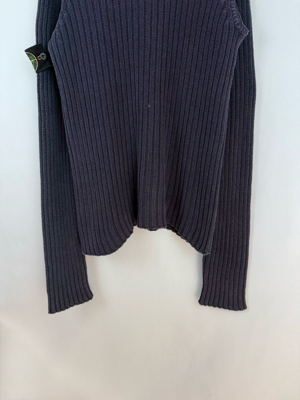 Stone Island STONE ISLAND 2004ss Archive Oversized Boat Neck Knit Size US XL / EU 56 / 4 - 6 Thumbnail