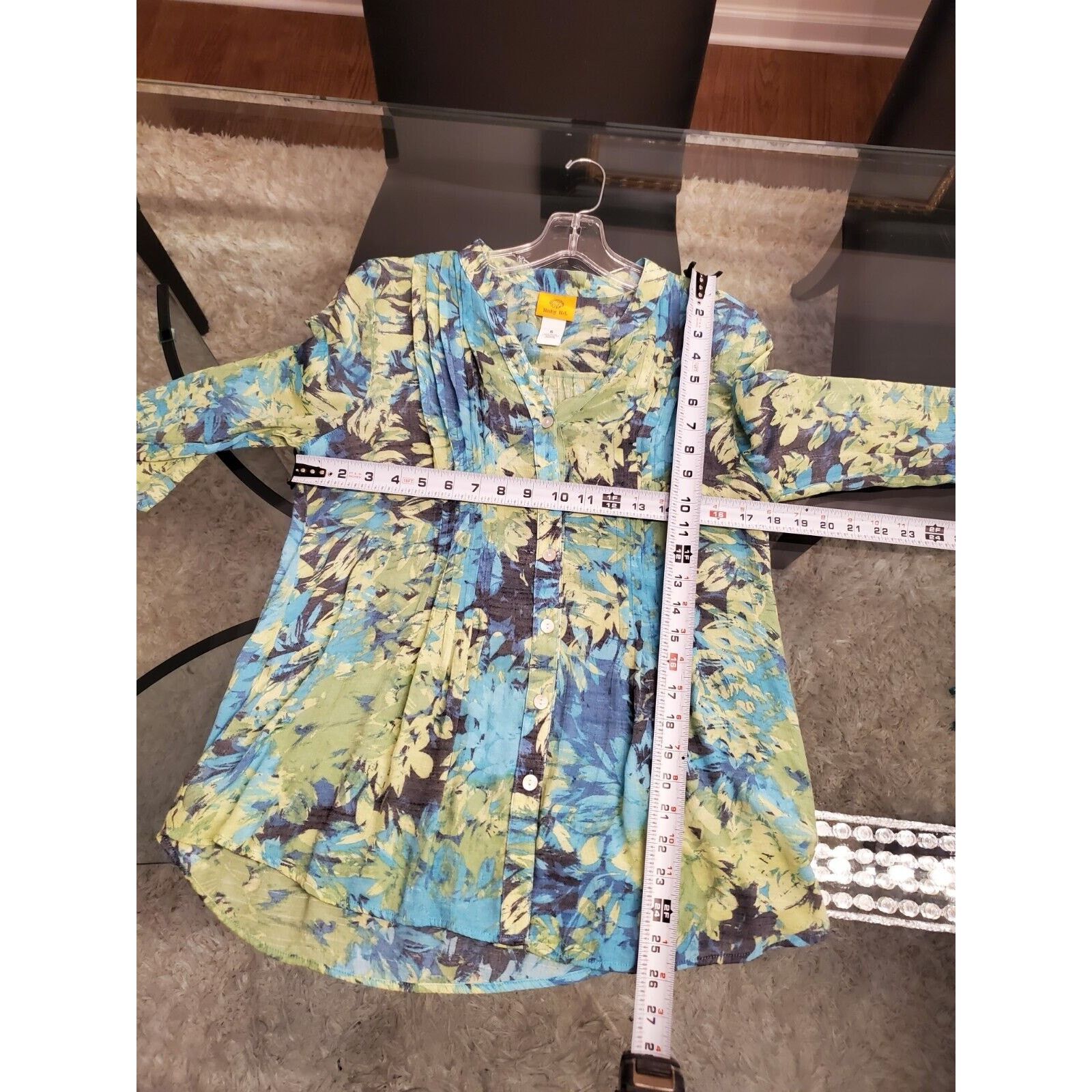 Other Ruby Rd. Floral Viscose Long Sleeve Button Down Shirt Small Size S / US 4 / IT 40 - 11 Thumbnail