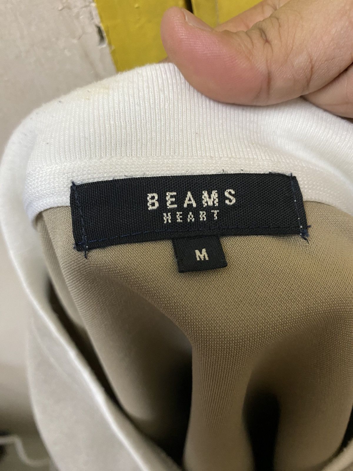 Other Plain Beams Heart Tshirt Short Sleeve Crewneck Size US M / EU 48-50 / 2 - 5 Thumbnail