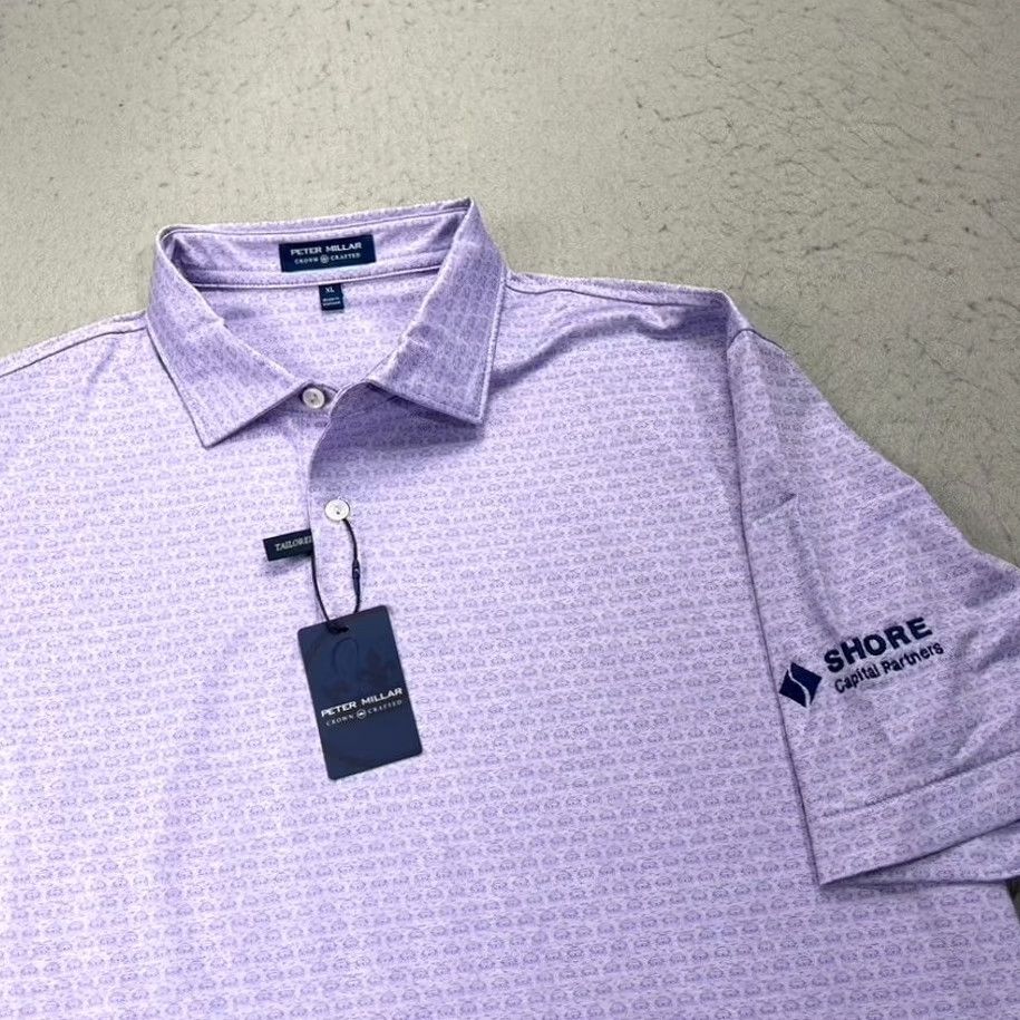 Peter Millar Peter Millar Polo Shirt Mens XL Purple Golf NWT Lightweight Breathable Logo Embroidered Short Sleeve Polo USA 90s? Size US XL / EU 56 / 4 - 3 Thumbnail