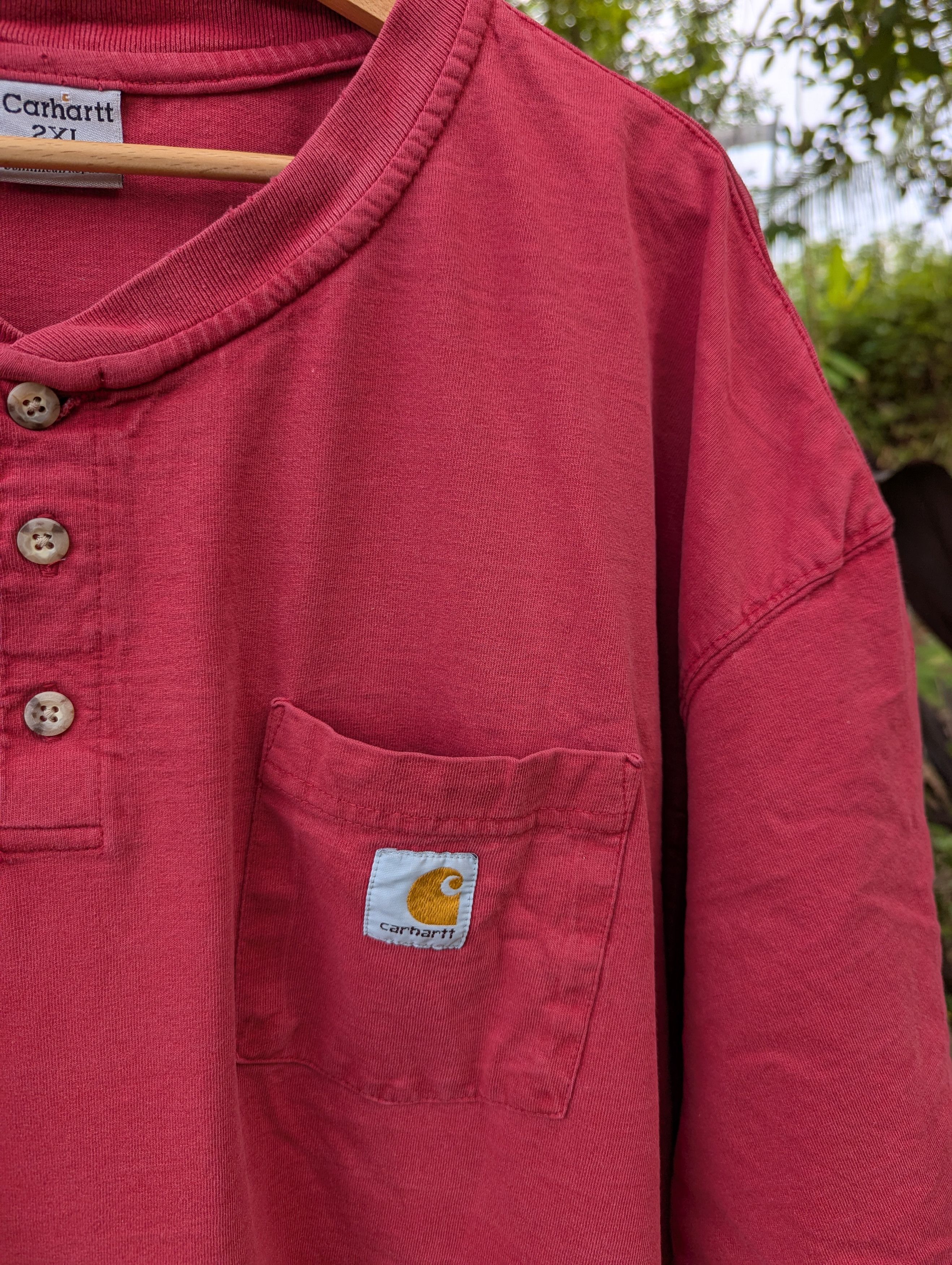 Carhartt Thrashed Carhartt Sunfaded Tshirt Size US XXL / EU 58 / 5 - 2 Thumbnail