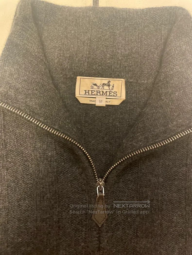 Hermes Hermes Knitted cashmere sweater Size US M / EU 48-50 / 2 - 4 Thumbnail