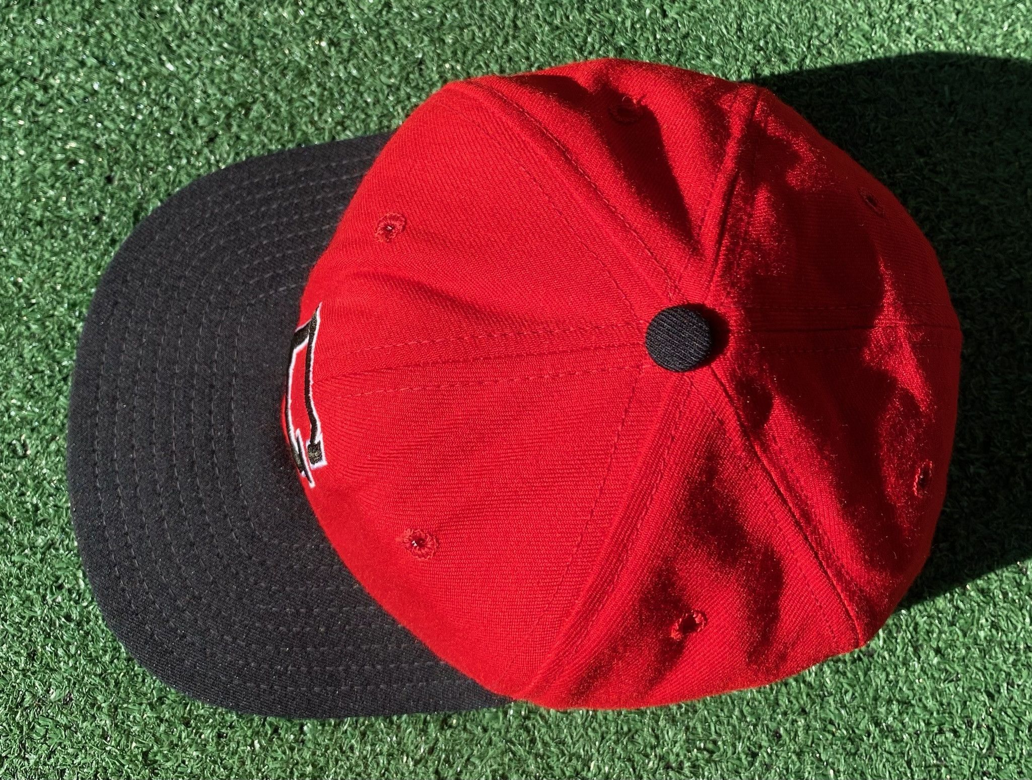 New Era 80’s New Era Georgia Bulldogs Wool Blend Red Fitted Hat 7 Size ONE SIZE - 5 Thumbnail