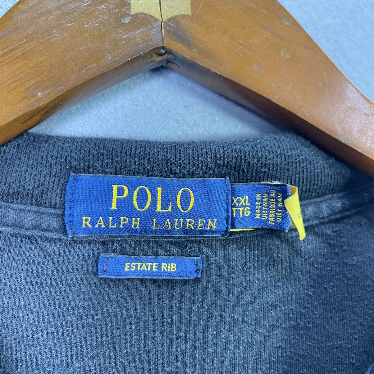 Polo Ralph Lauren Polo Ralph Lauren Estate Rib Half Zip Pullover Black Size US XXL / EU 58 / 5 - 8 Thumbnail