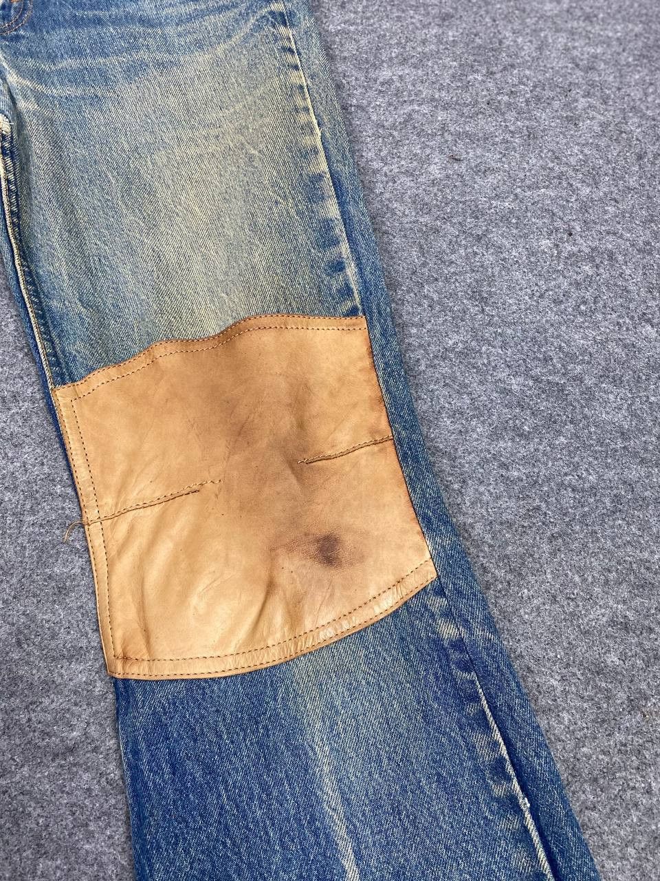 Levi's vintage levis orange tab custom leather g.guaglianone italy Size US 32 / EU 48 - 11 Thumbnail