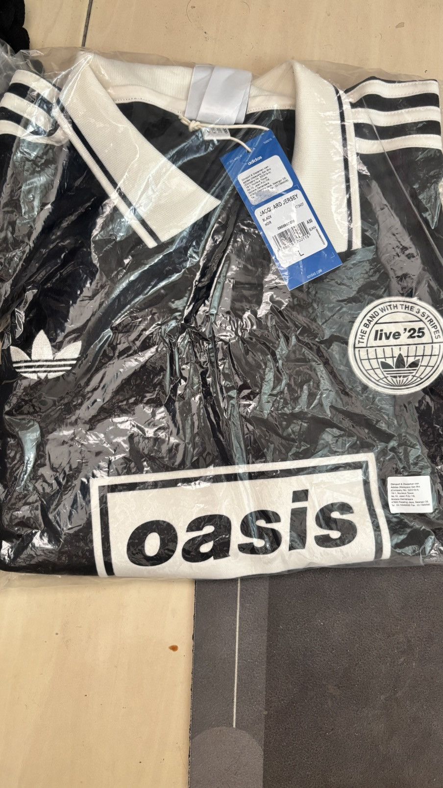 Adidas Adidas Oasis Jersey Tour 2025 Size US L / EU 52-54 / 3 - 1 Thumbnail