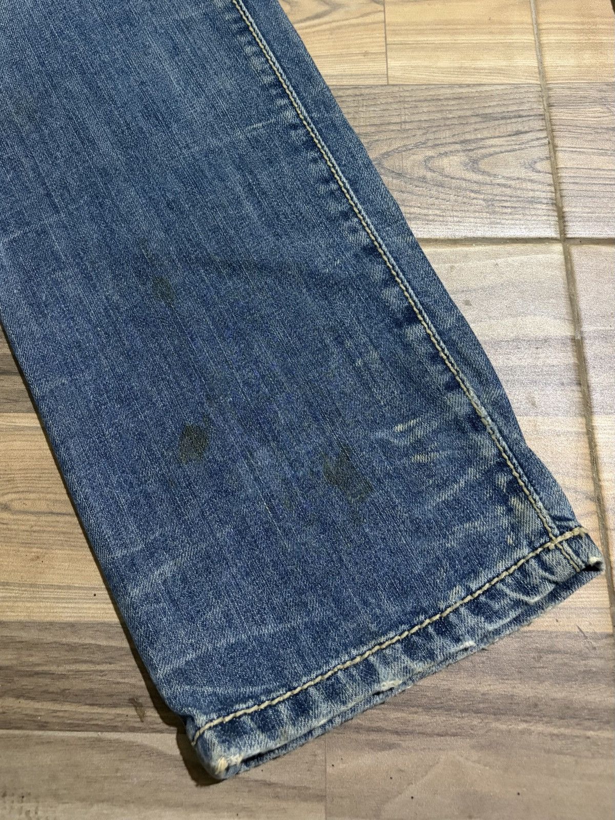 Robins Jeans ROBINS JEAN SKULL PUNK STUDDED ROCK AND ROLL JEANS SIZE 29 Size US 29 - 17 Thumbnail