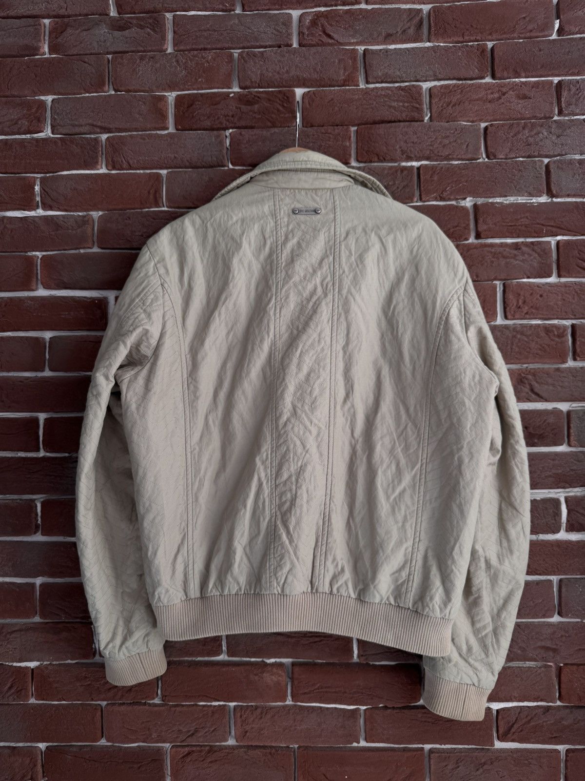 Moschino Vintage Love Moschino Hype Jacket Art Designer Rare Beige 52 Size US L / EU 52-54 / 3 - 2 Thumbnail
