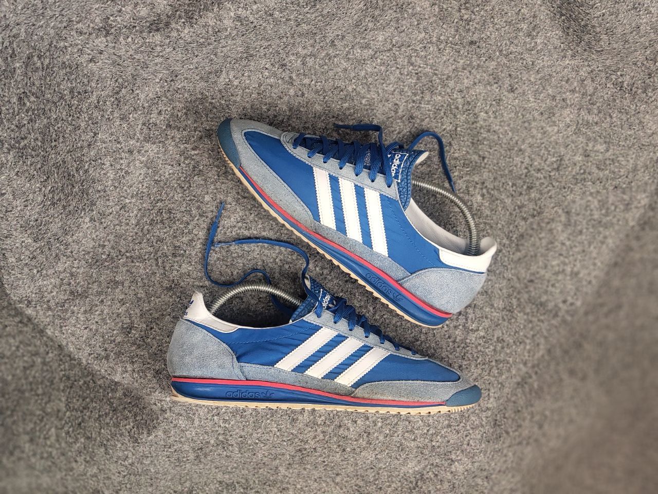 Adidas Vintage Adidas Originals SL 72 Blue Sneakers Y2K Style Shoes Size US 9.5 / EU 42-43 - 2 Thumbnail