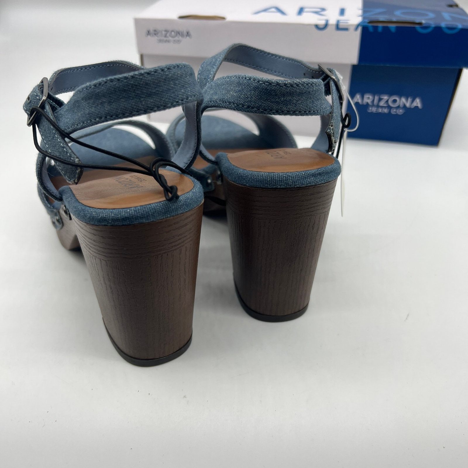 Other Arizona Jean Co Womens Heather Heeled Sandals Size US 7.5 / IT 37.5 - 8 Thumbnail
